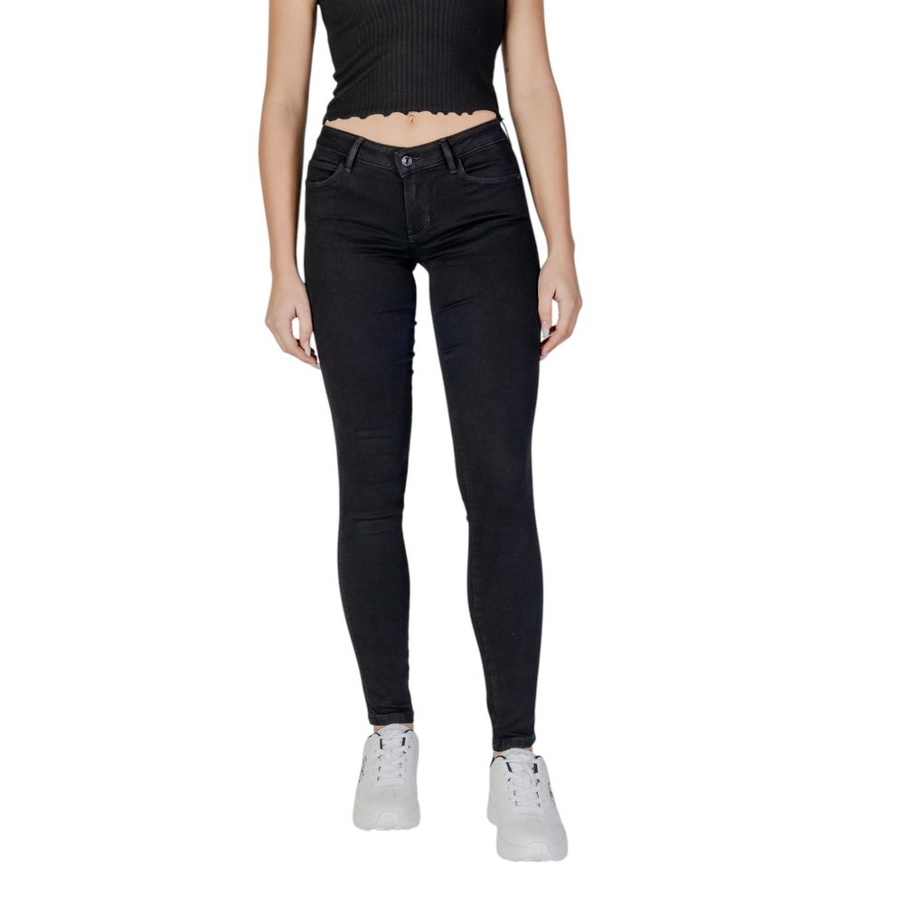 Guess Black Cotton Skinny Women's Jeans