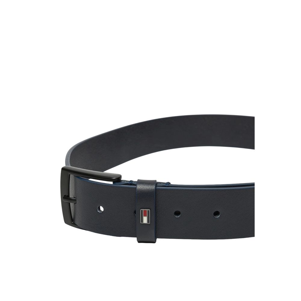 Tommy Hilfiger Blue Leather Regular Men's Belt