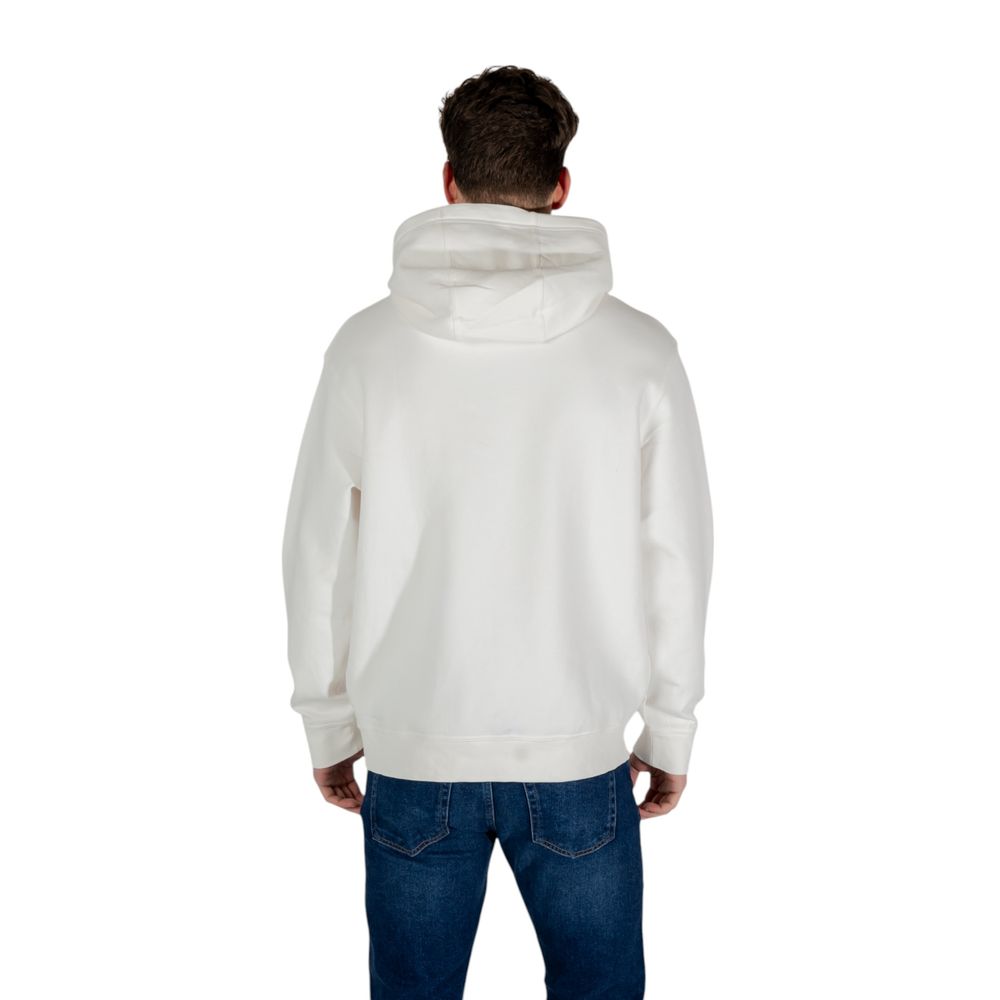Armani Exchange Cream Cotton Men's Hoodie