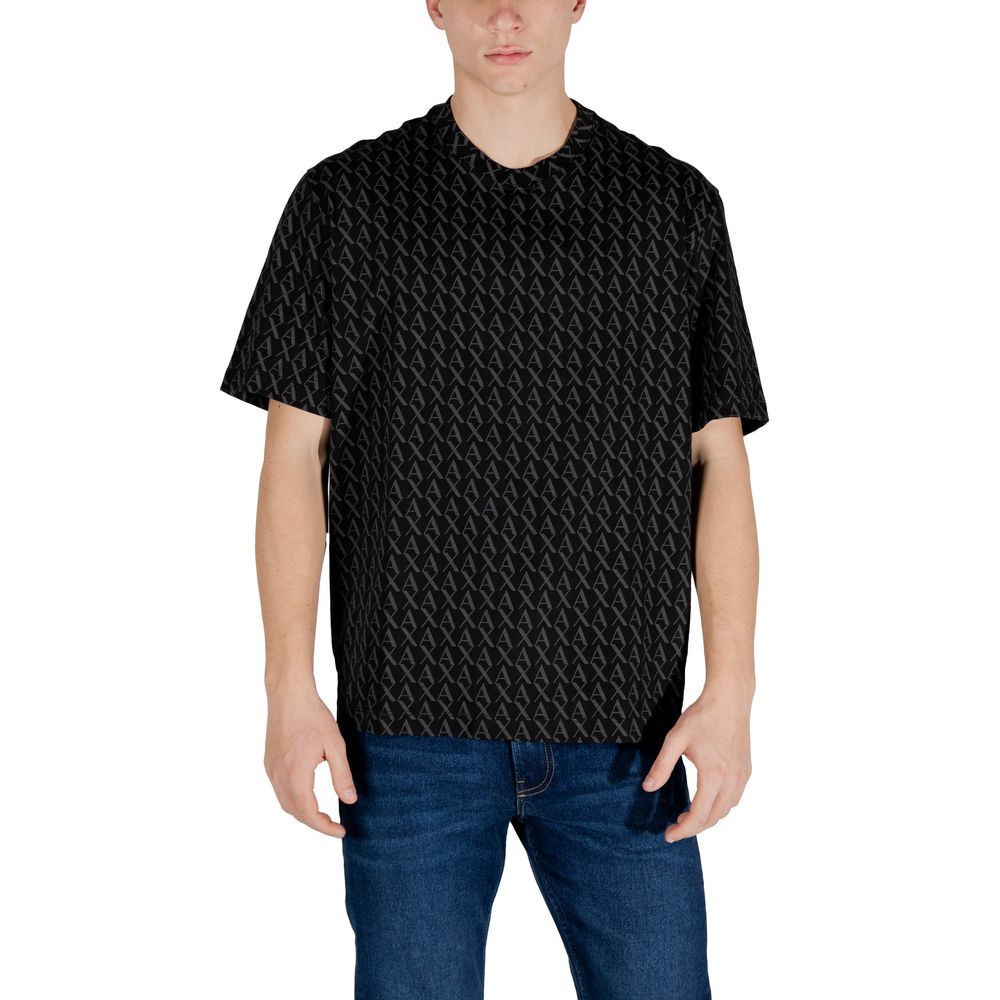 Armani Exchange Black Cotton Men's T-Shirt