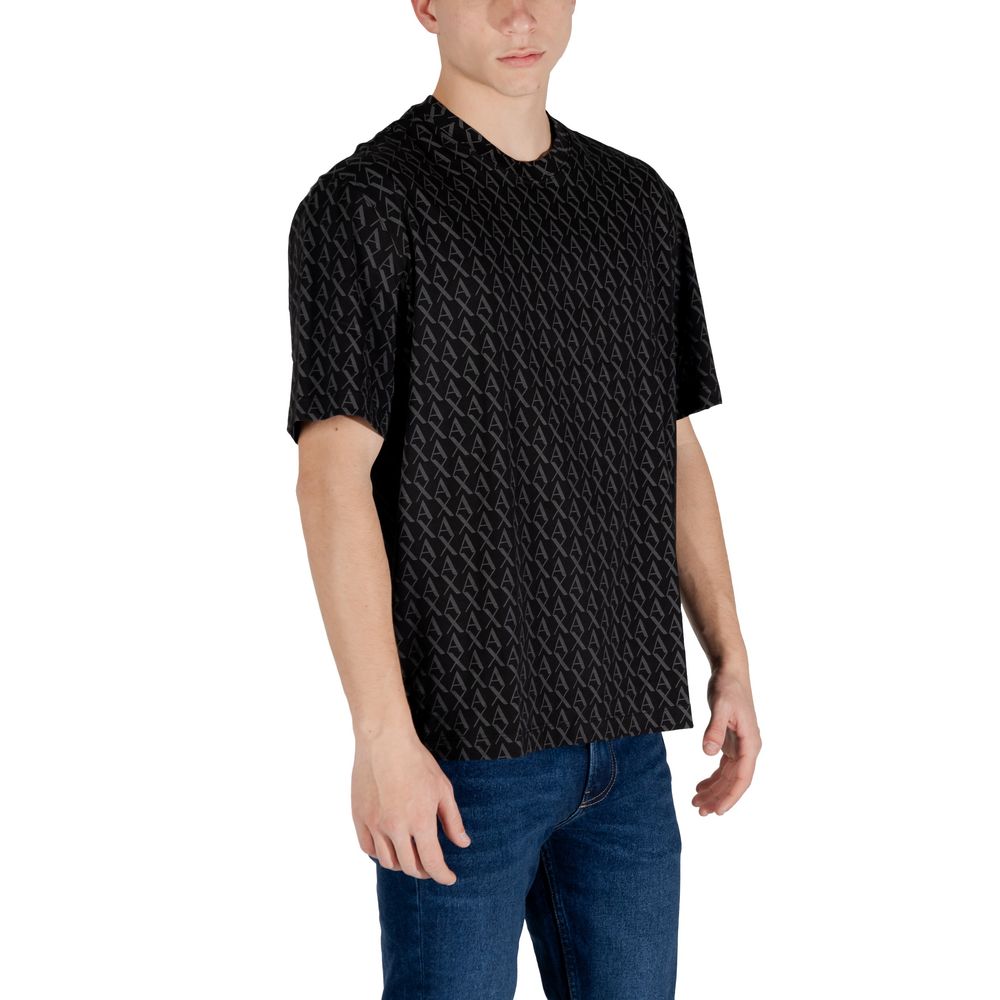 Armani Exchange Black Cotton Men's T-Shirt