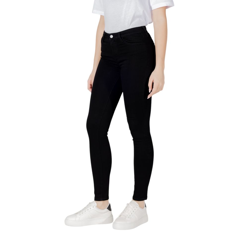 Armani Exchange Black Cotton Skinny Women's Jeans