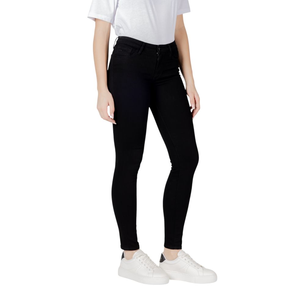 Armani Exchange Black Cotton Skinny Women's Jeans
