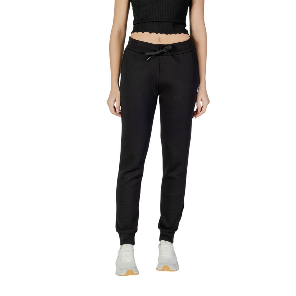 Armani Exchange Black Cotton Joggers (Workout Women's Pants)