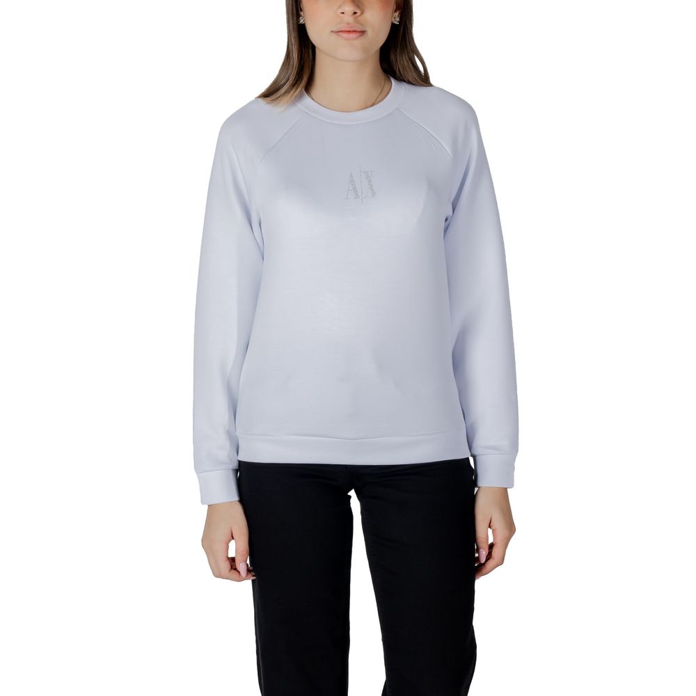 Armani Exchange White Viscose Women's Sweatshirt