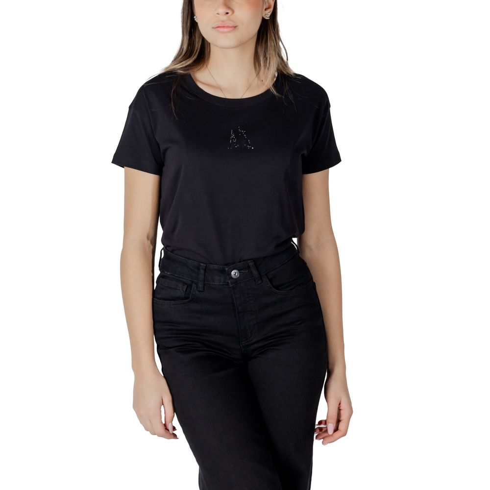 Armani Exchange Black Cotton Women's T-Shirt