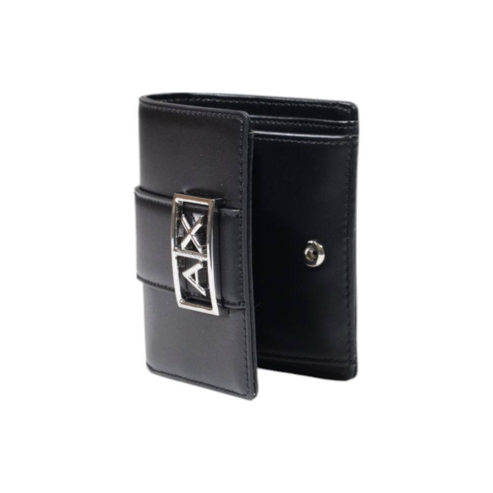 Armani Exchange Black Polyester Women's Wallet