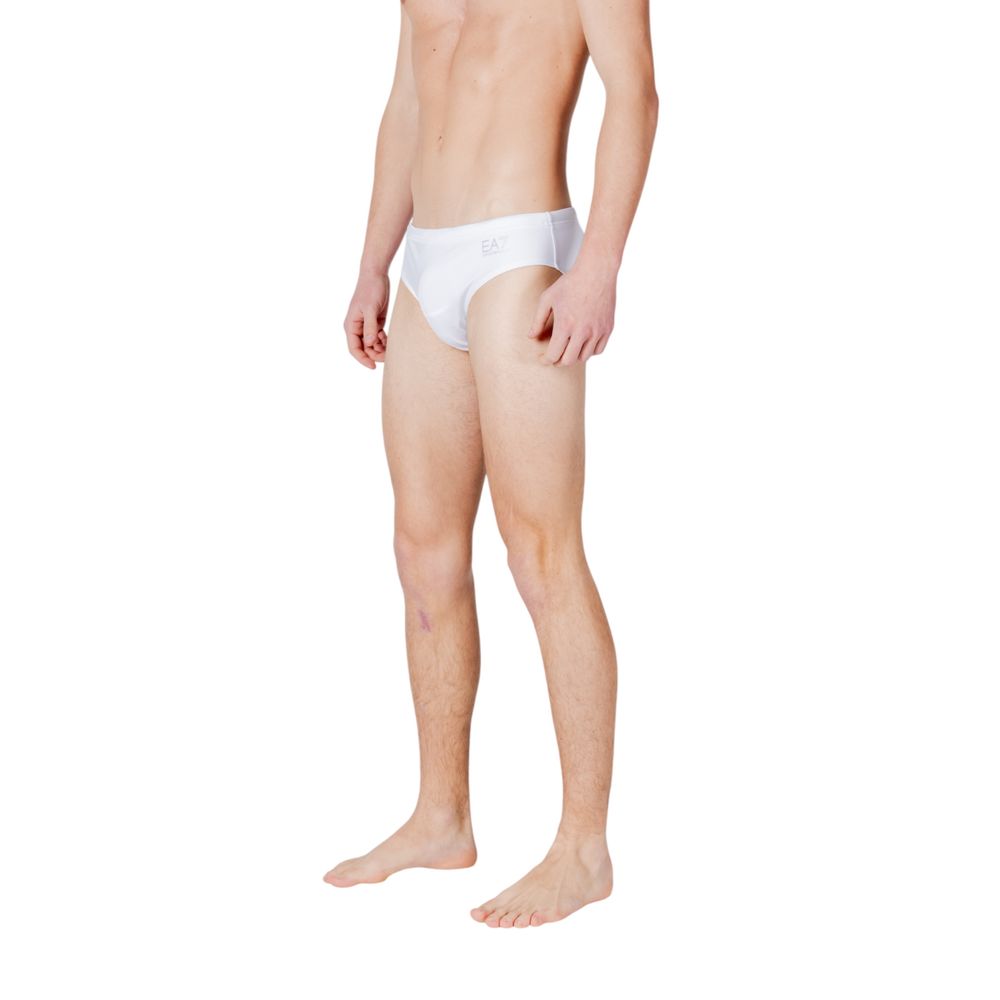 EA7 Emporio Armani Bicolor Polyester Swim Men's Briefs