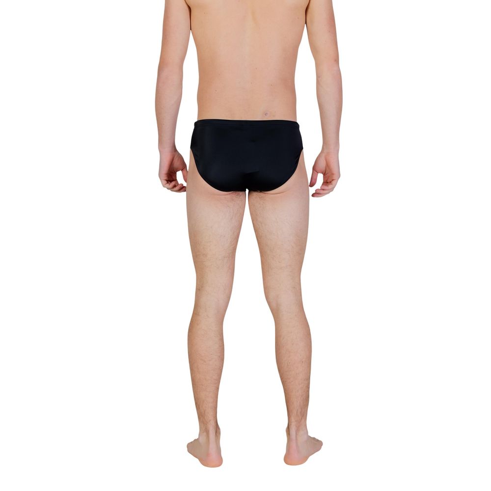 EA7 Emporio Armani Bicolor Polyester Swim Men's Briefs