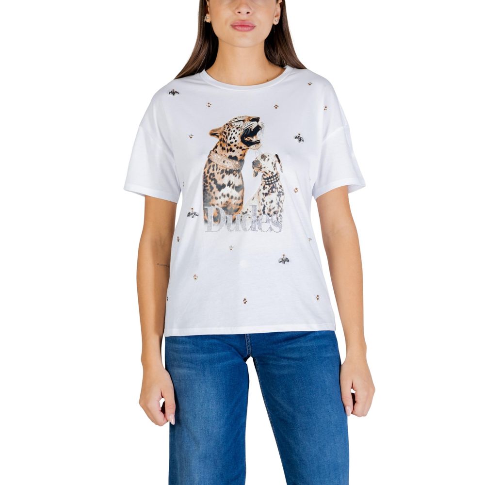 Liu Jo White Cotton Women's T-Shirt