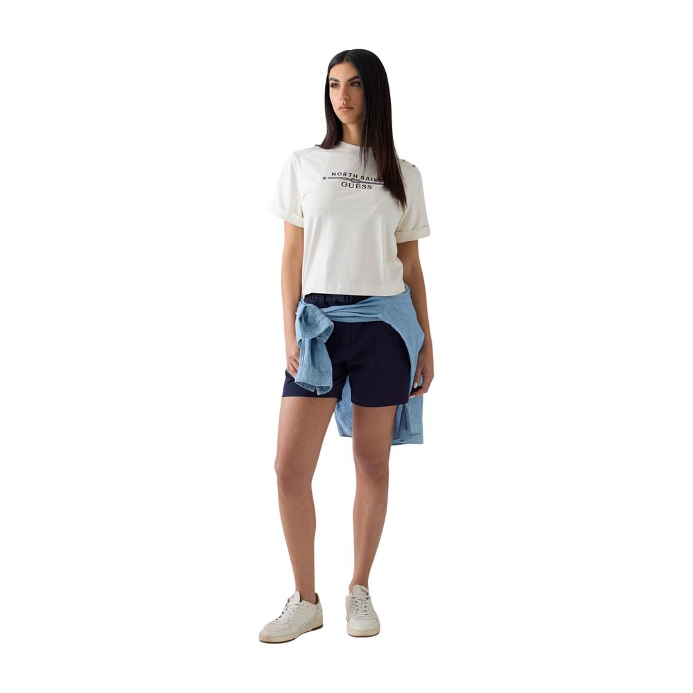 Guess Cream Cotton Women's T-Shirt