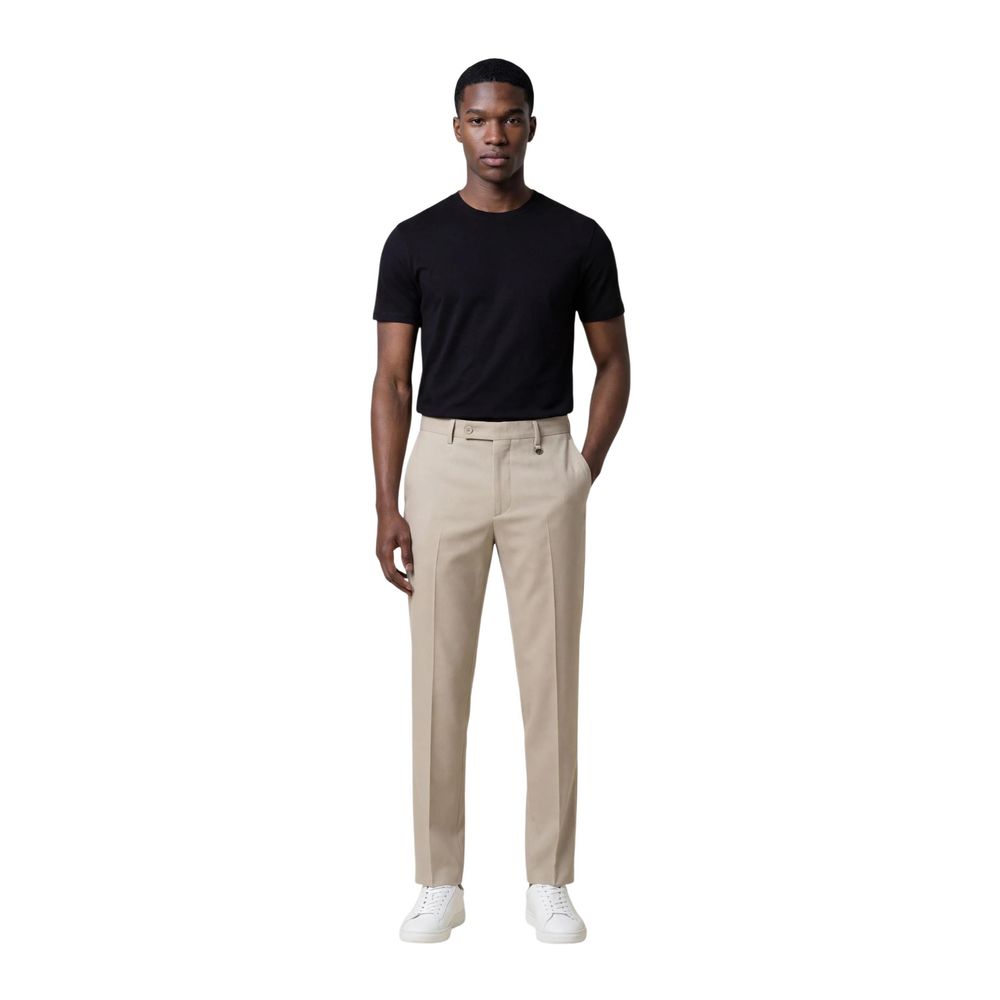 Antony Morato Beige Lyocell Dress Men's Pants