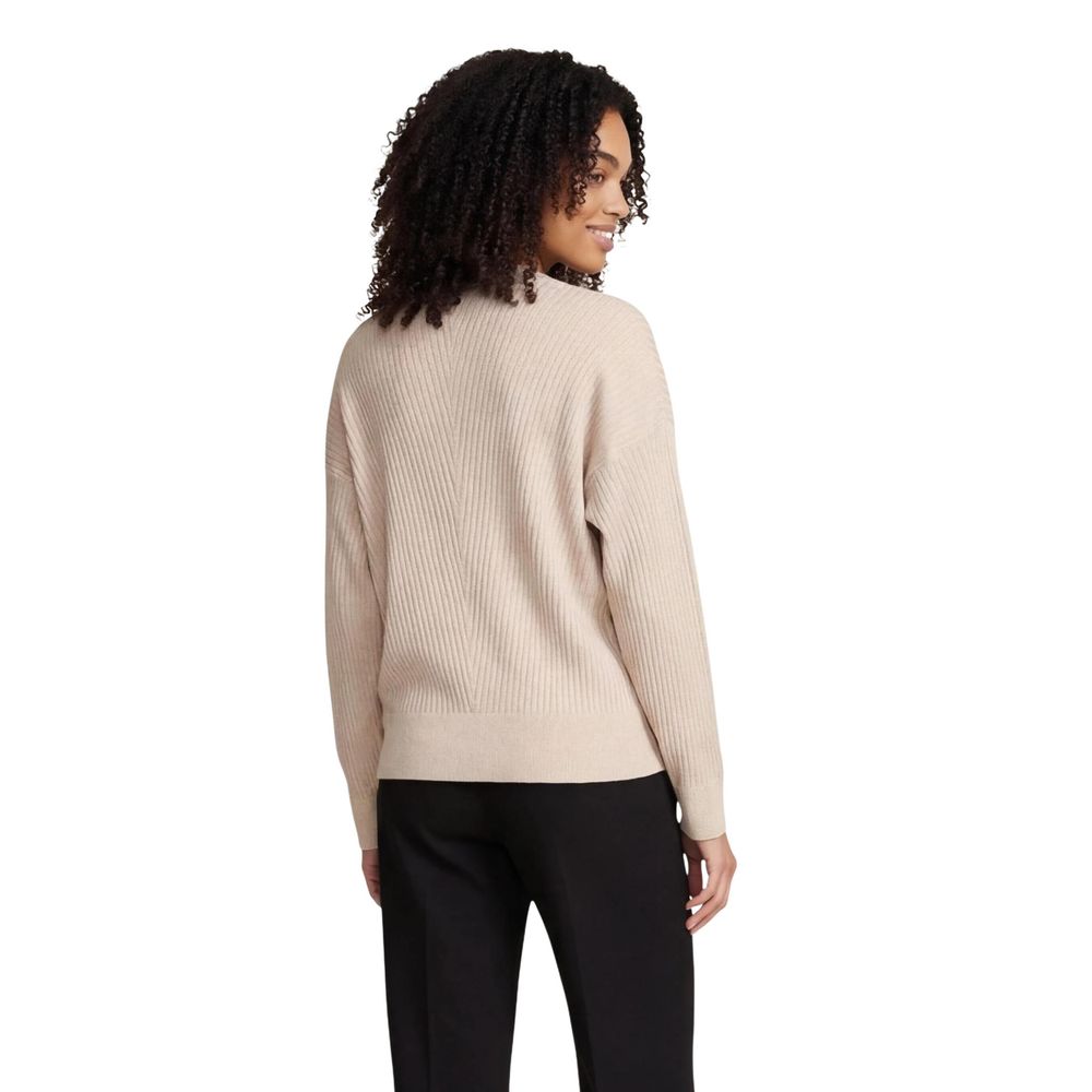 Liu Jo Gold Viscose Women's Sweatshirt