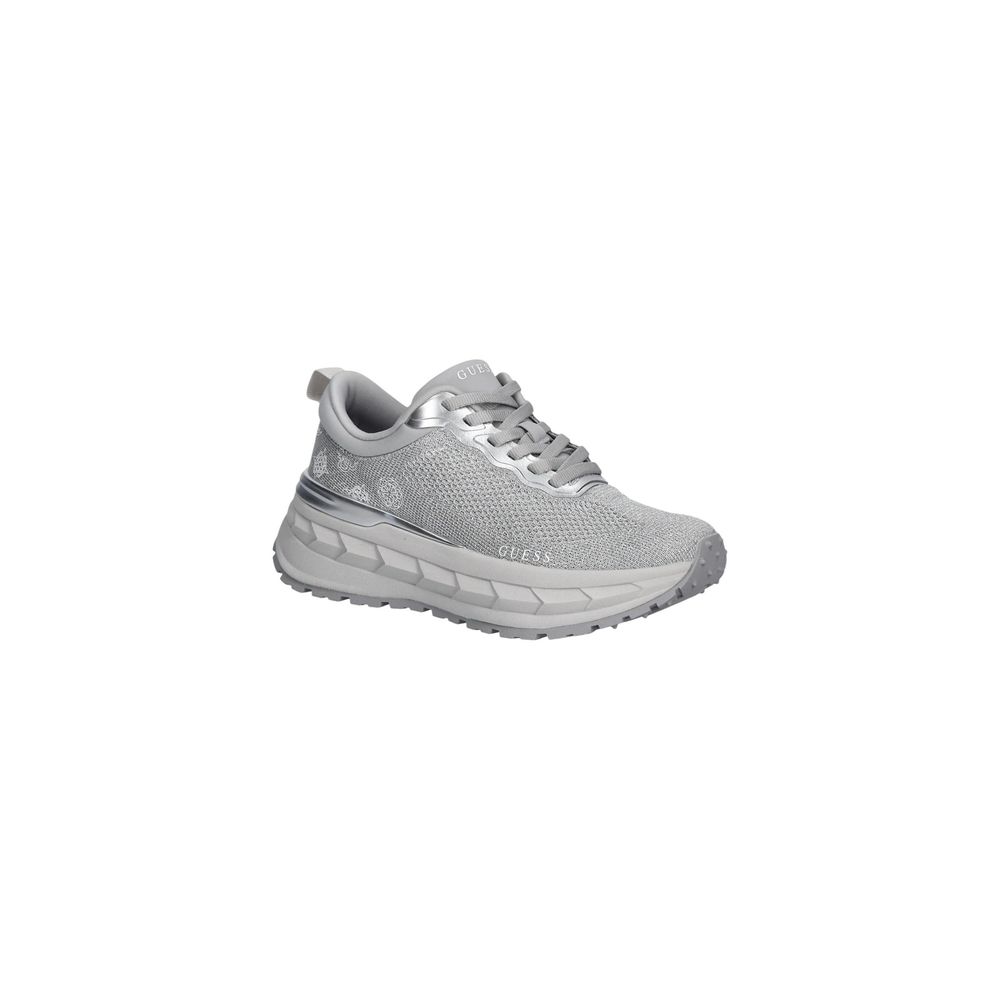 Guess Silver Polyester Chunky Women's Sneakers