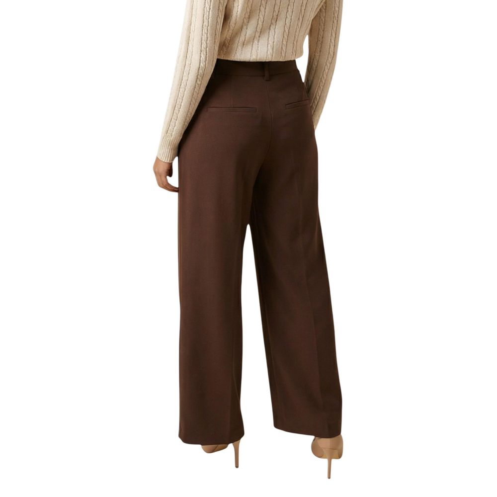 Only Brown Recycled Polyester Casual Women's Pants