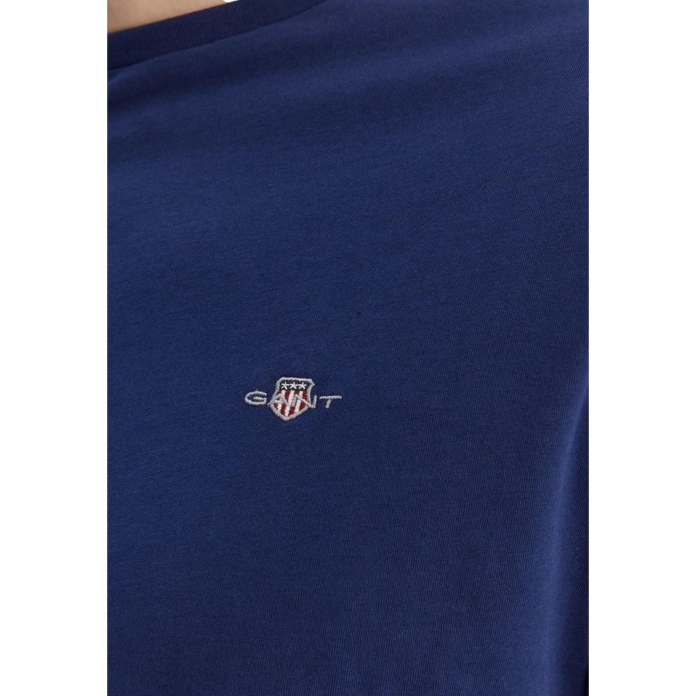 Gant Blue Cotton Men's T-Shirt
