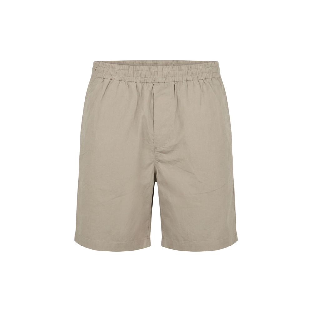 Armani Exchange Beige Cotton Knee Men's Length