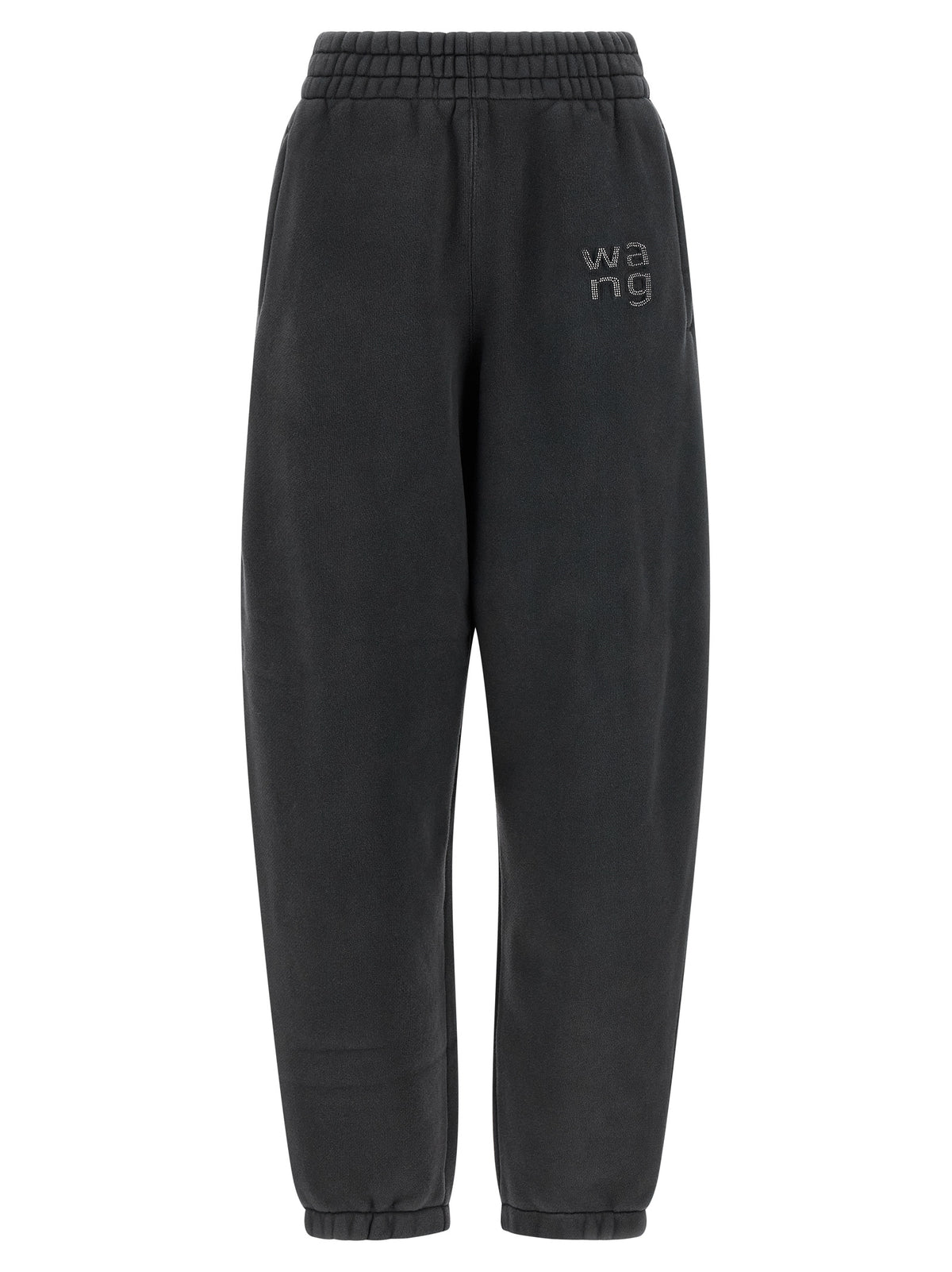 T BY ALEXANDER WANG Black Cotton Joggers (Workout Women's Pants)