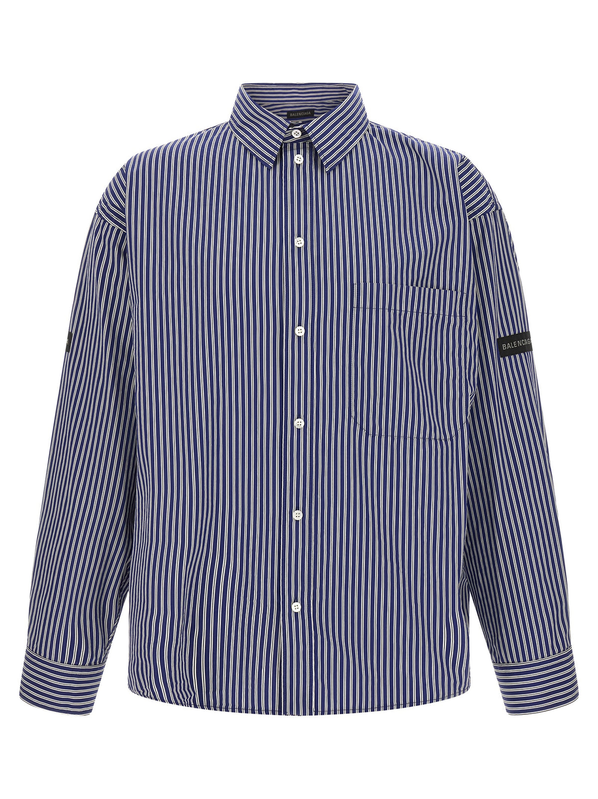 Balenciaga Blue Cotton Men's Blouse