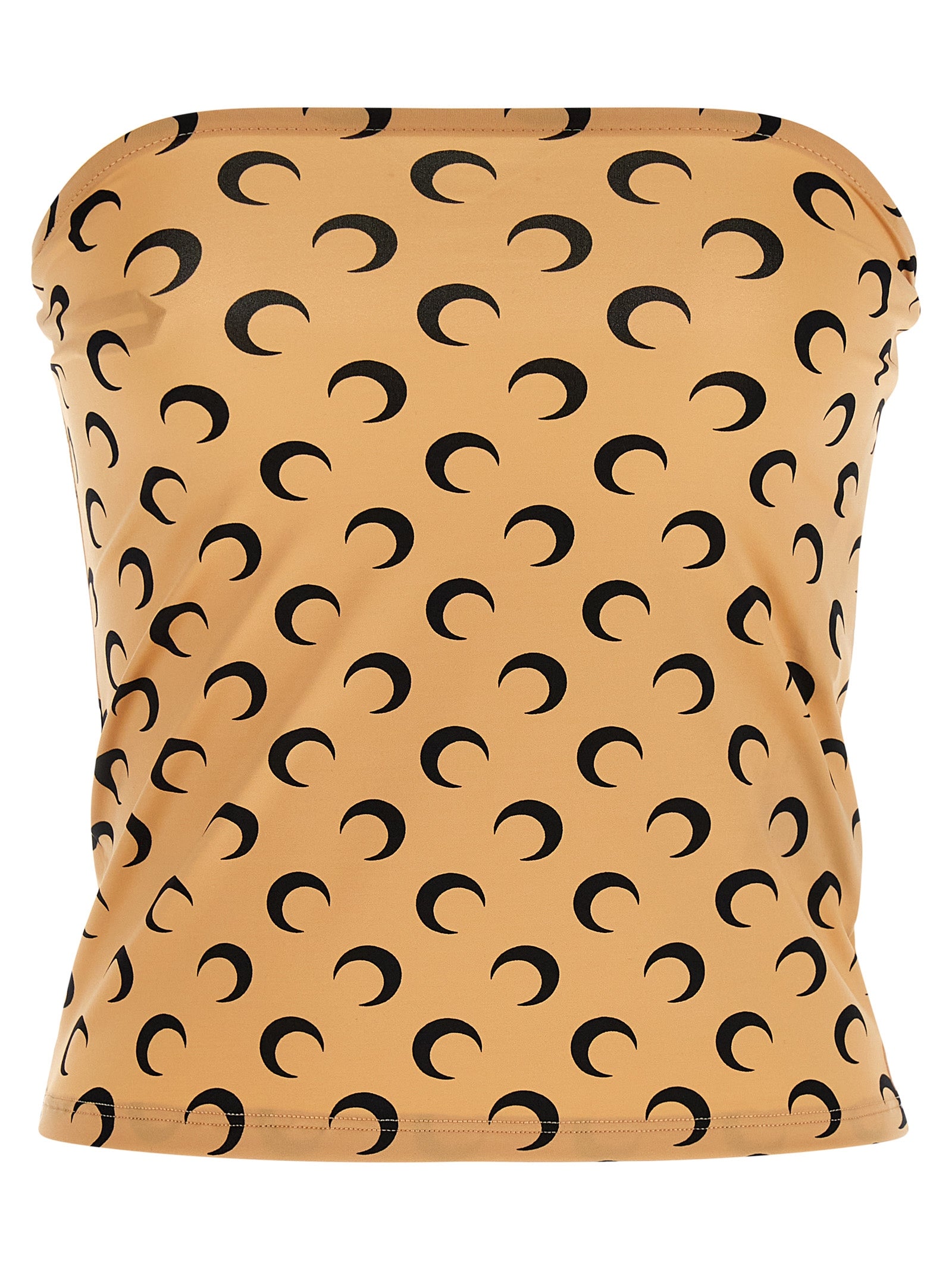Marine Serre Beige Polyamide Women's T-Shirt