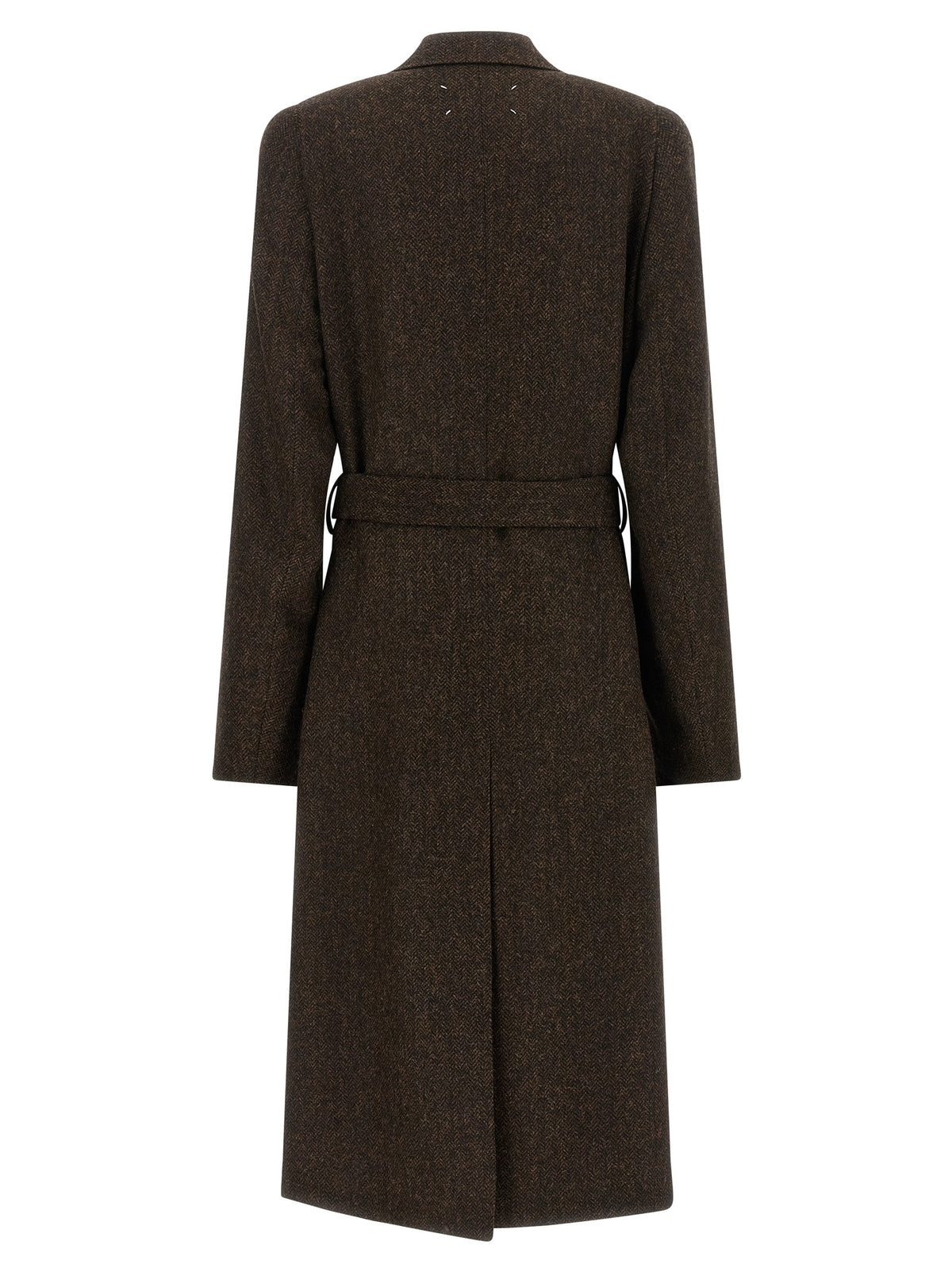 Maison Margiela Brown Wool Men's Coat