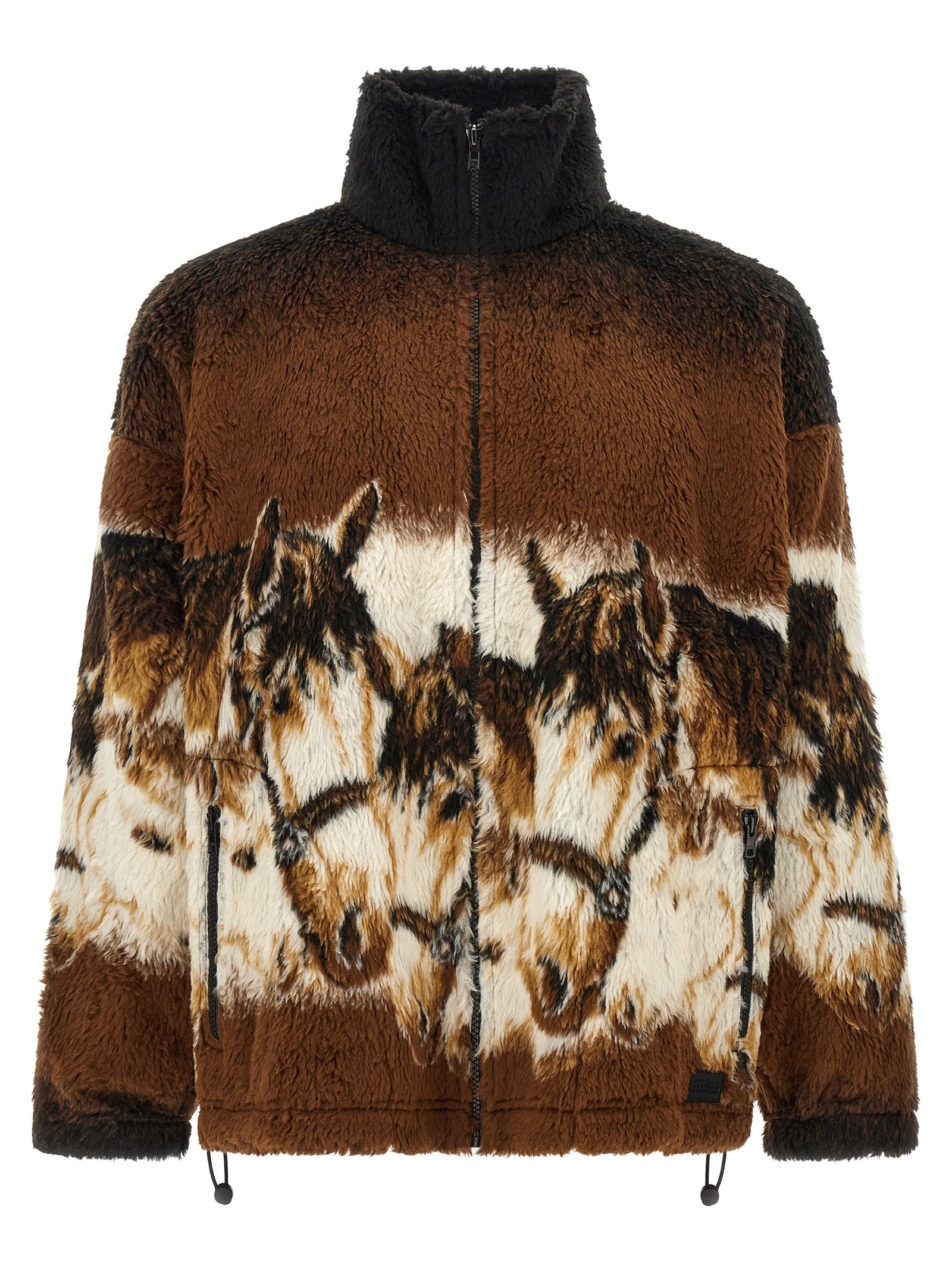 MM6 Maison Margiela Brown Polyethylene Men's Sweatshirt