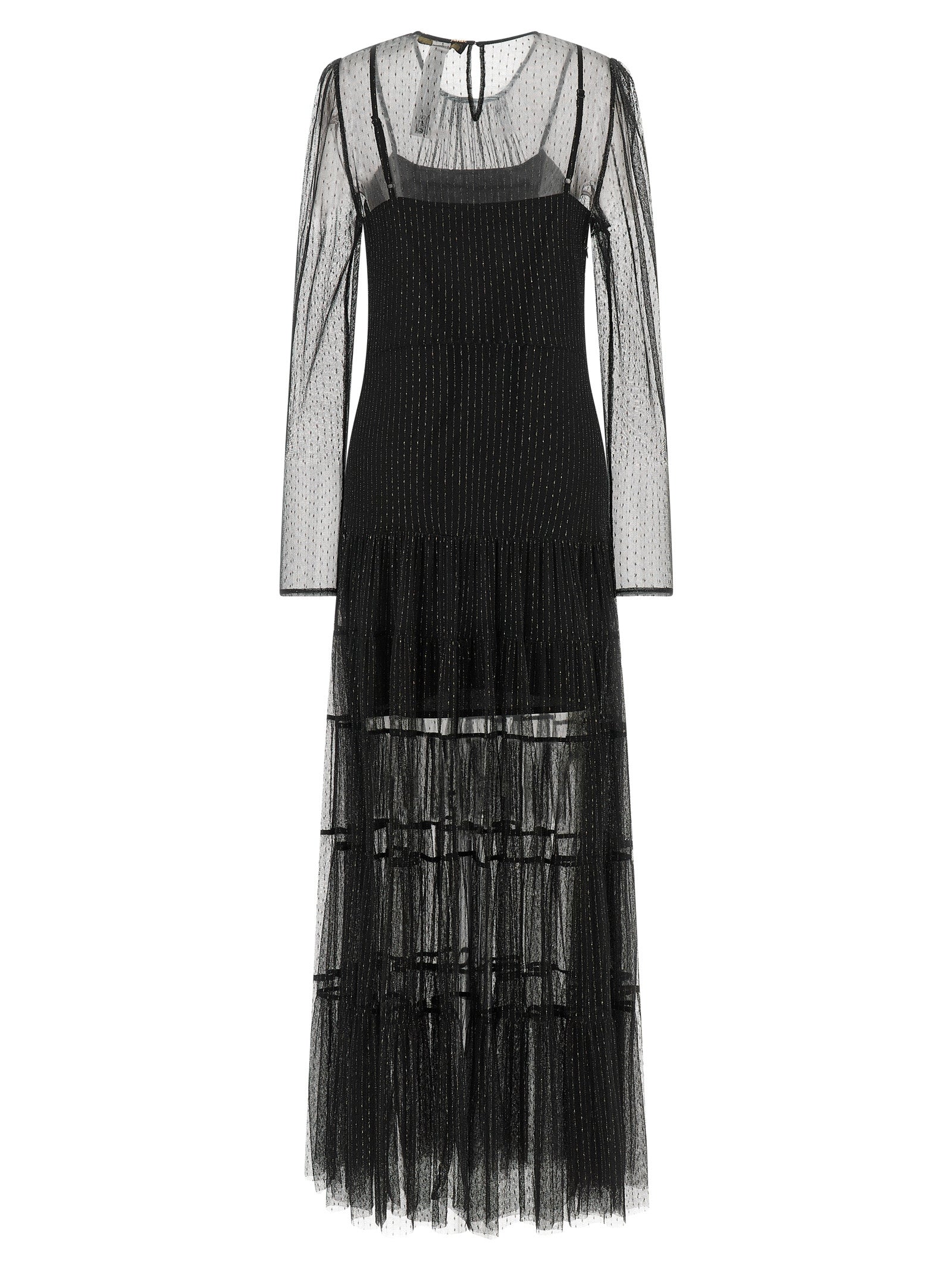 Twinset Black Polyamide Long Women's Dress