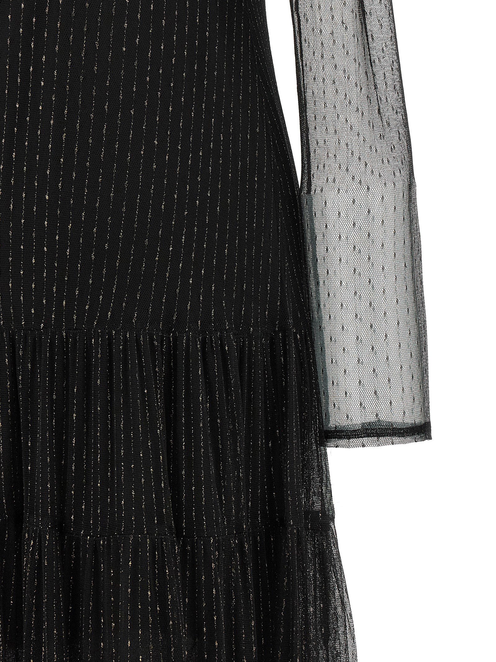 Twinset Black Polyamide Long Women's Dress