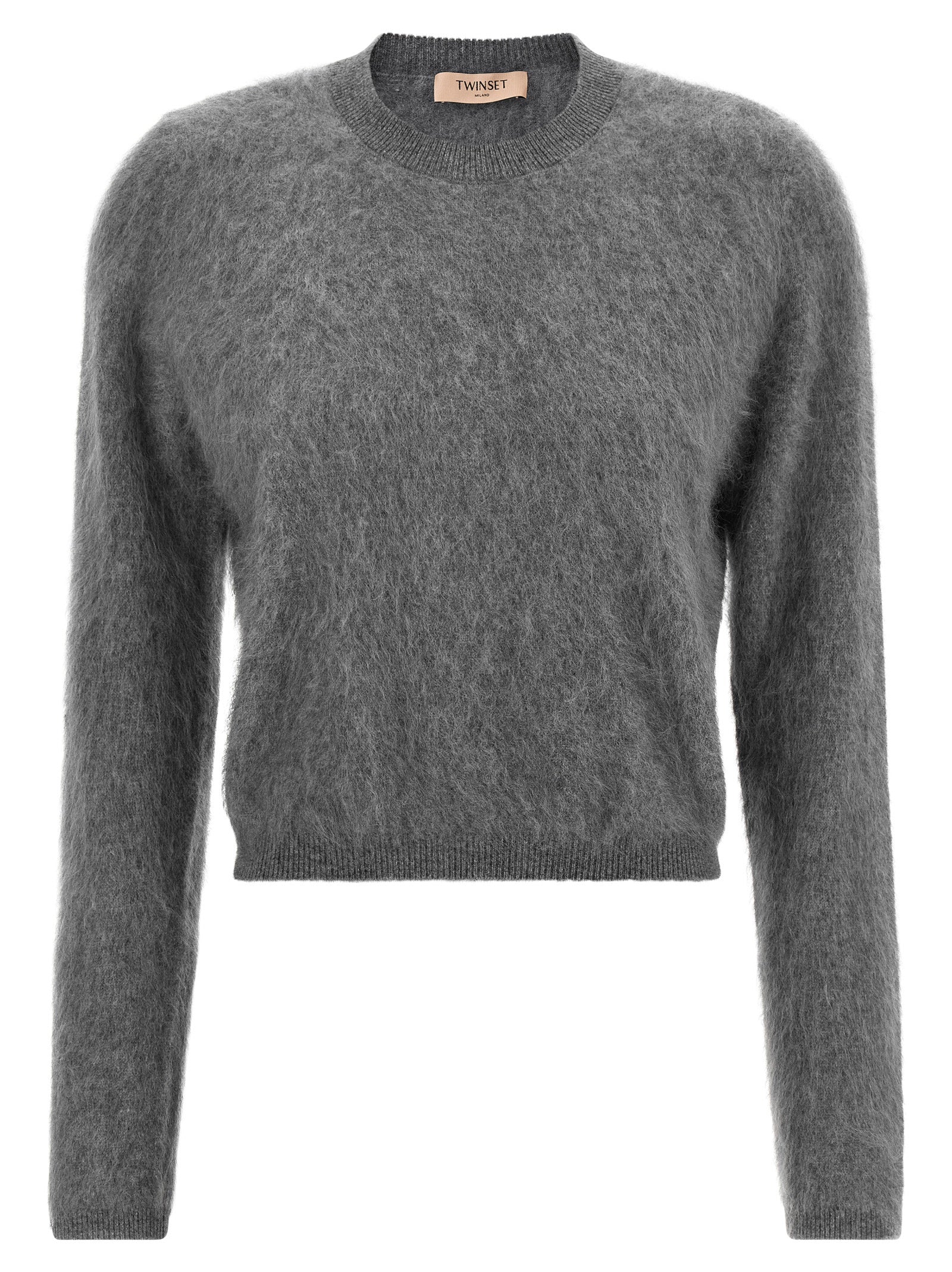 Twinset Gray Wool Women's Cardigan
