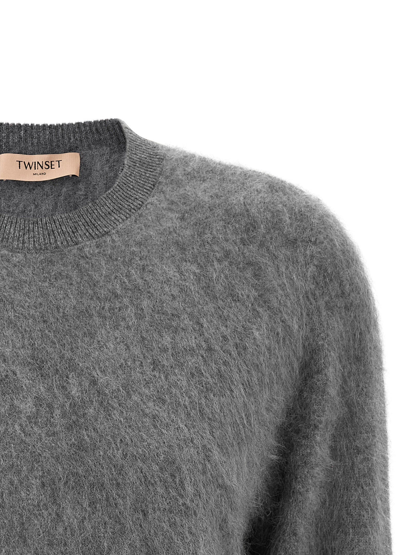 Twinset Gray Wool Women's Cardigan