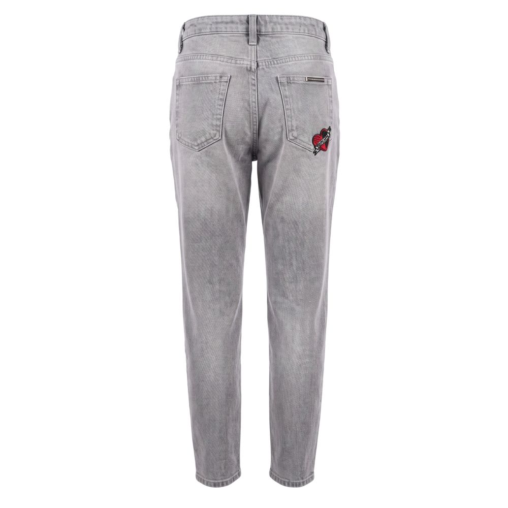 Philipp Plein Grey Cotton Women's Women's Jeans
