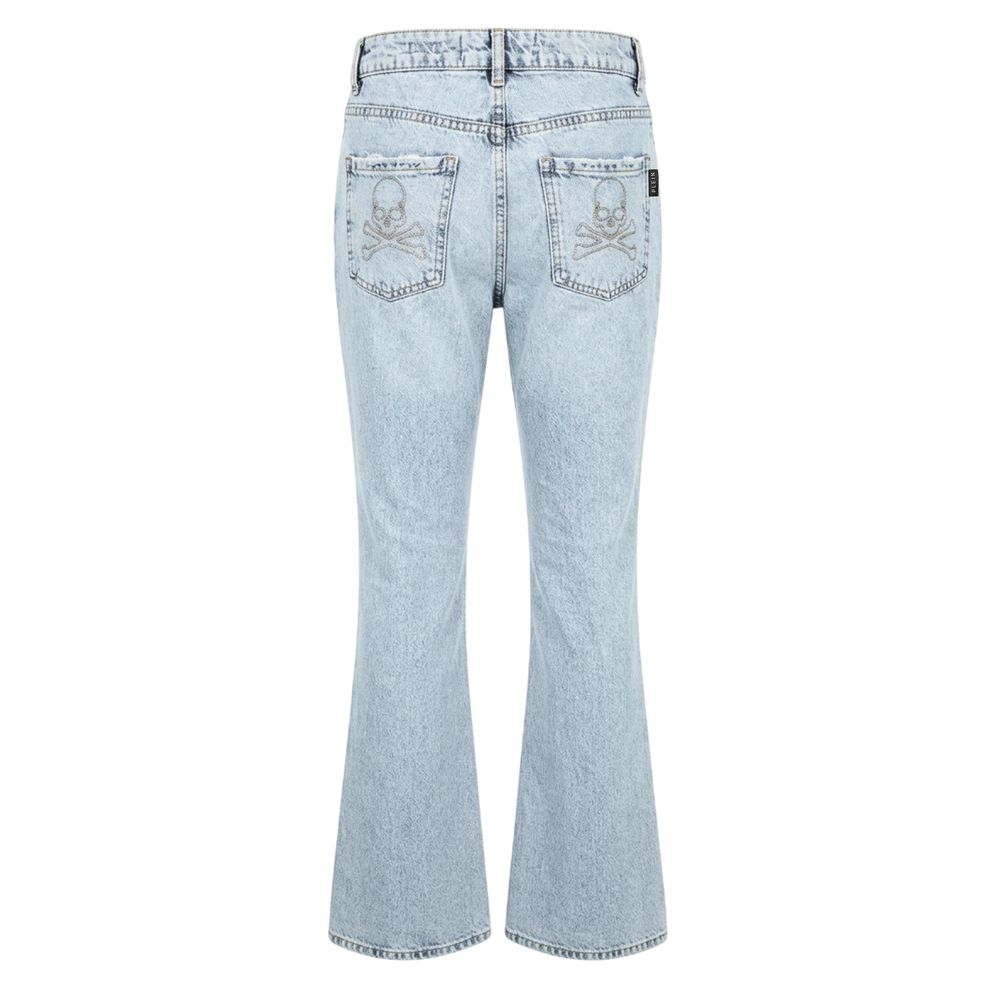 Philipp Plein Blue Cotton Women's Women's Jeans