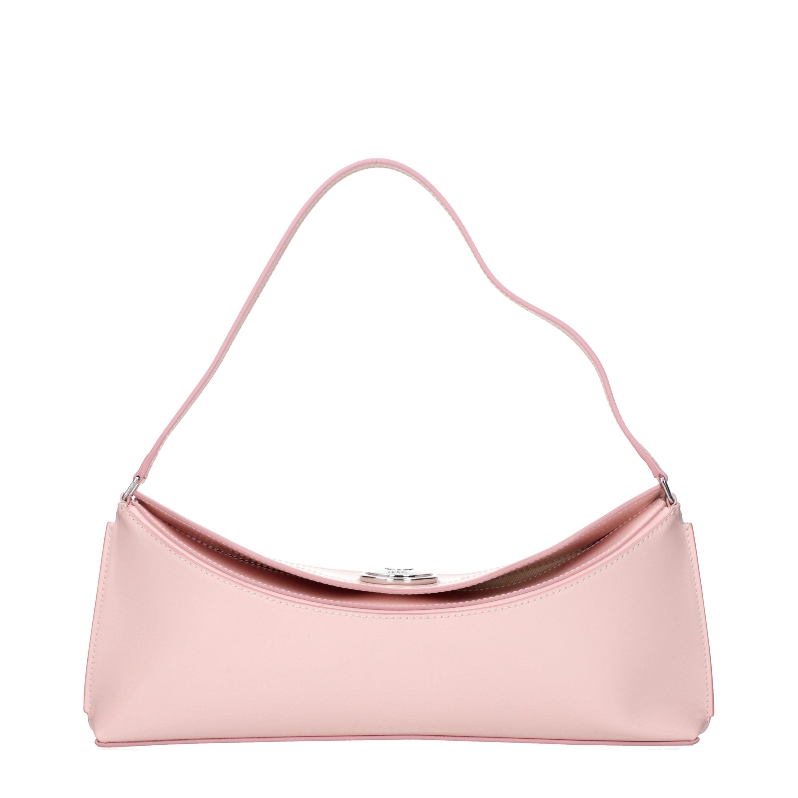 Jacquemus Pink Leather Shoulder Women's Bag