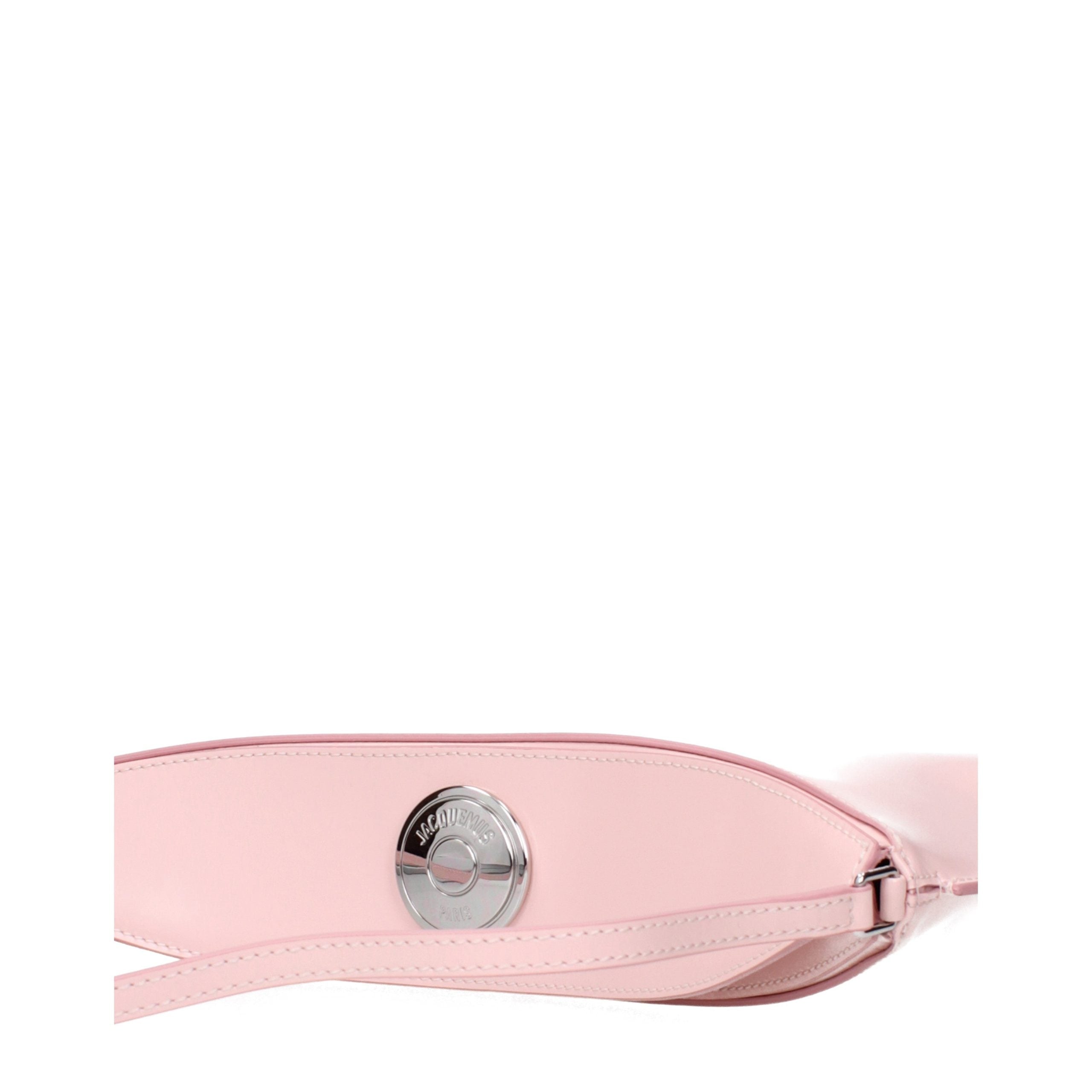 Jacquemus Pink Leather Shoulder Women's Bag