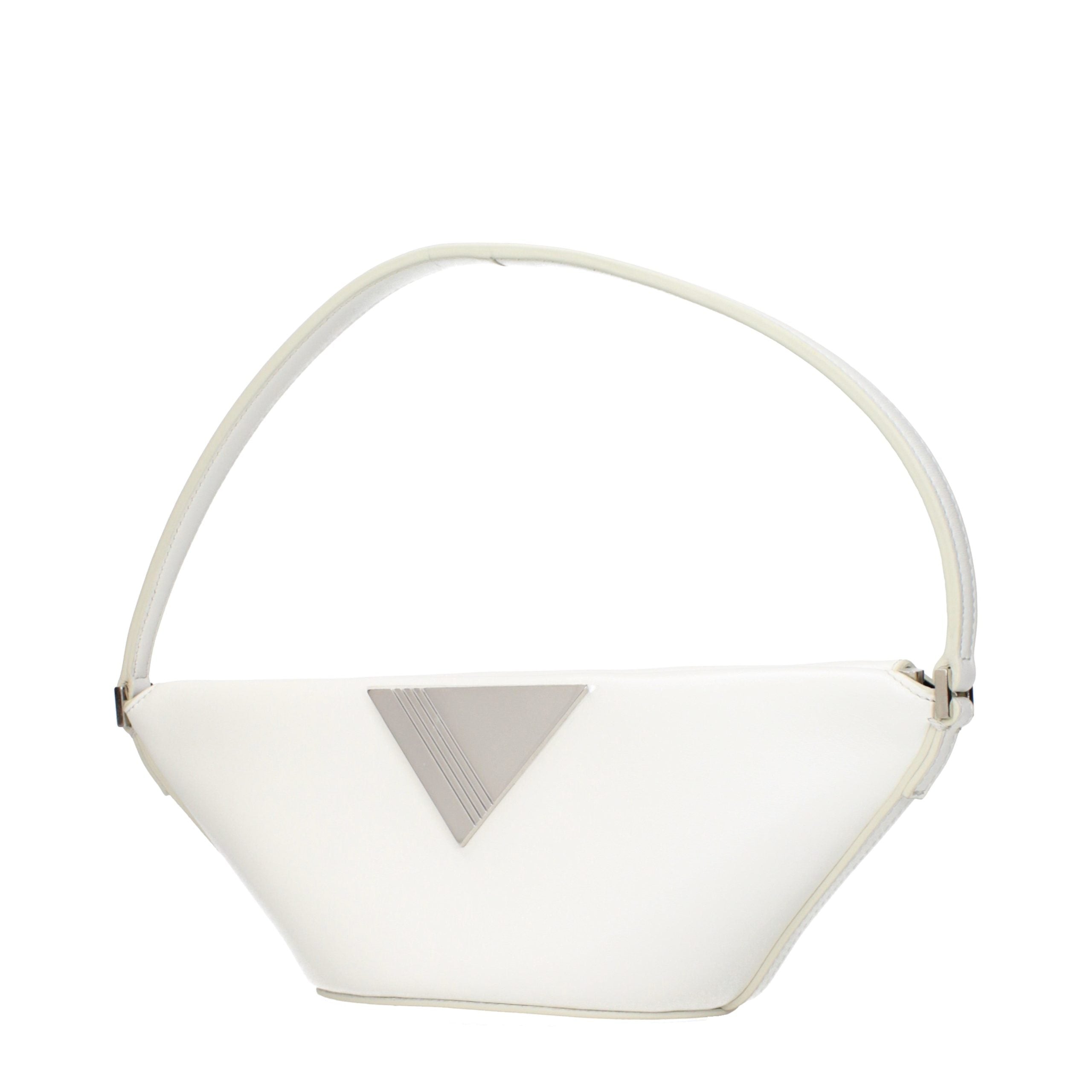 The Attico White Leather Women's Handbag