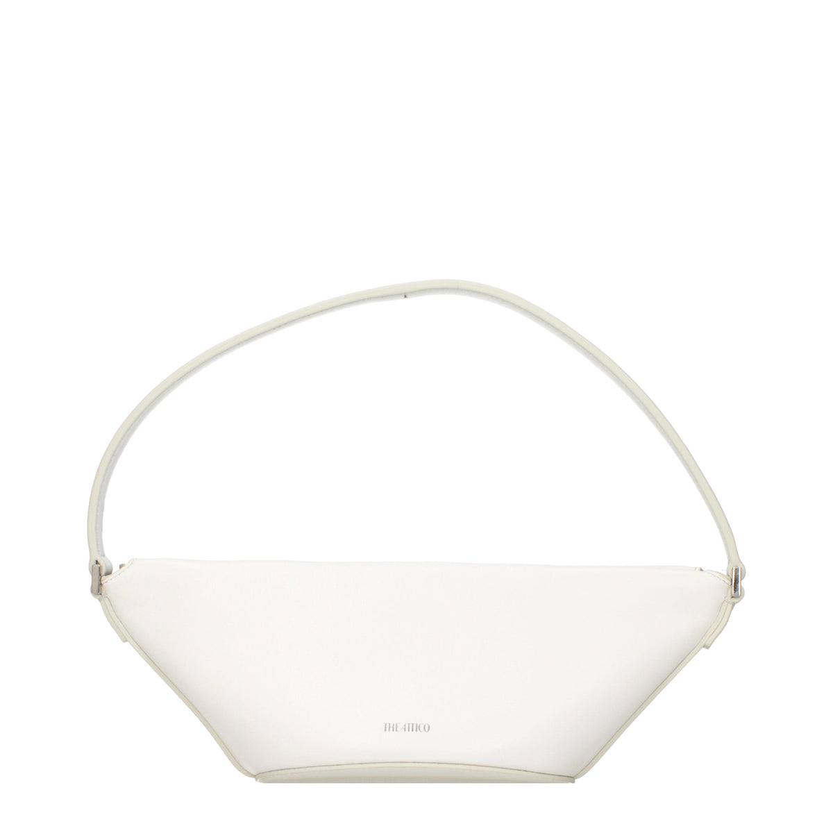 The Attico White Leather Women's Handbag