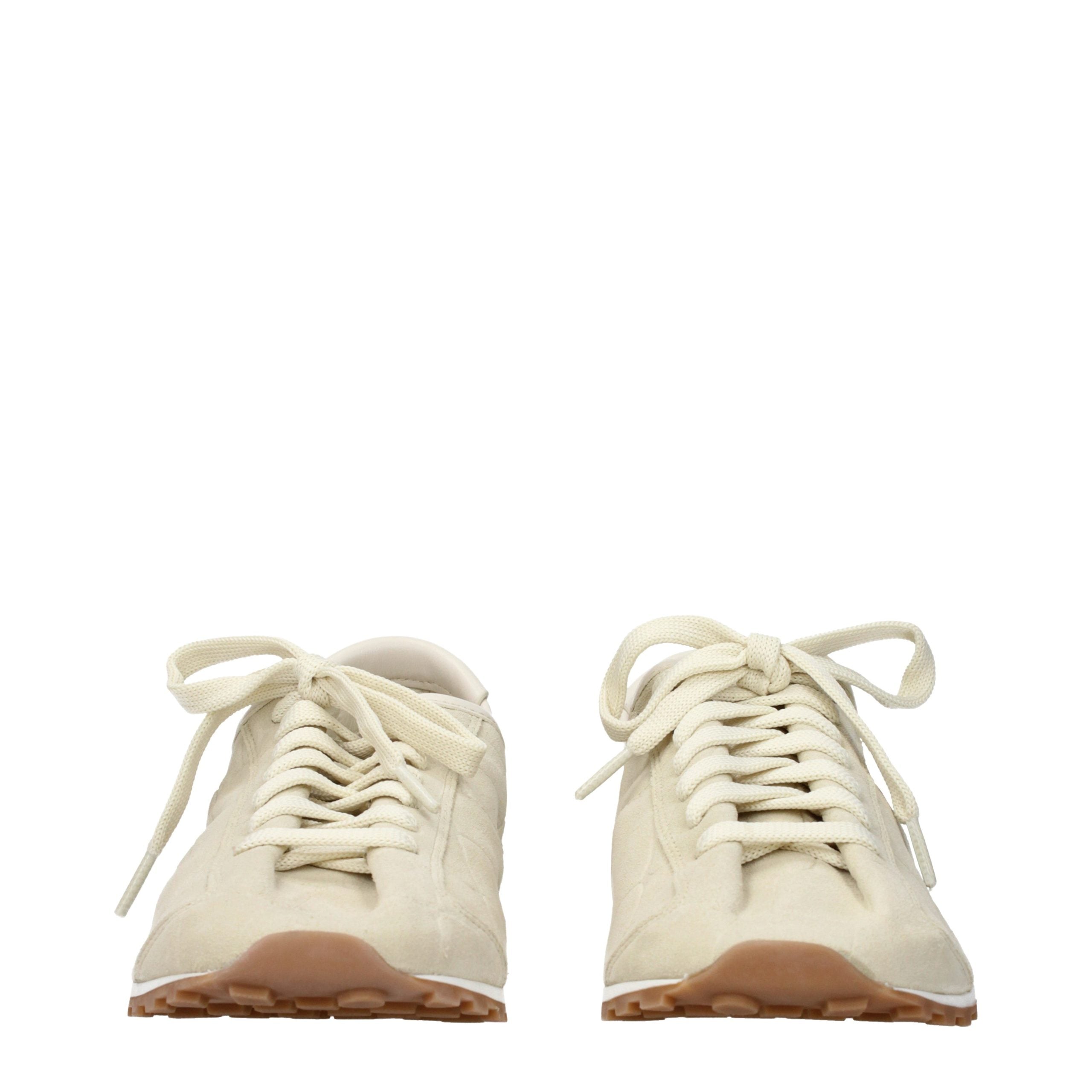 Jacquemus Beige Leather Women's Sneakers