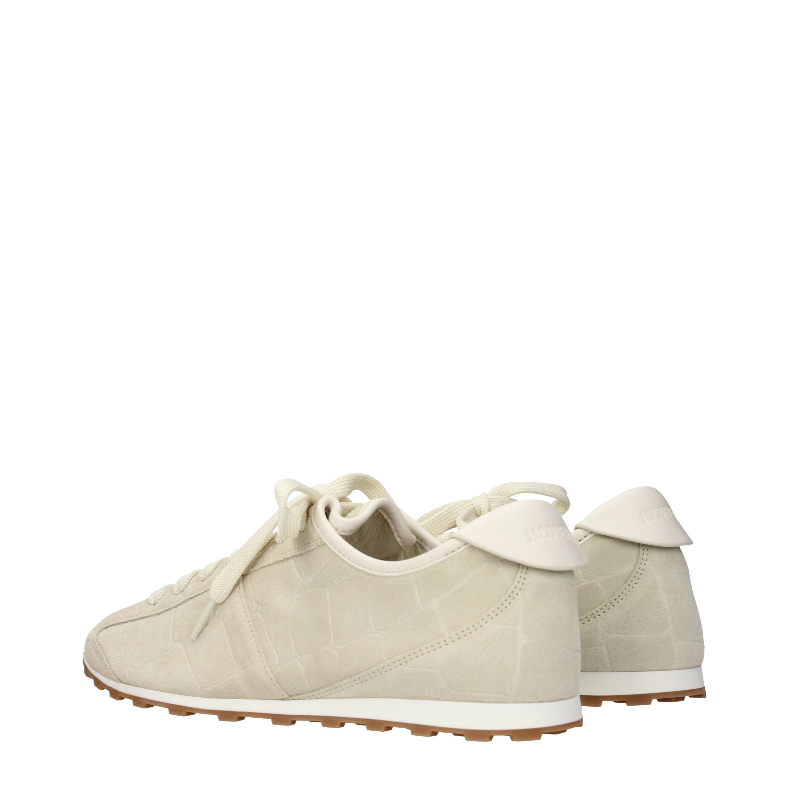 Jacquemus Beige Leather Women's Sneakers