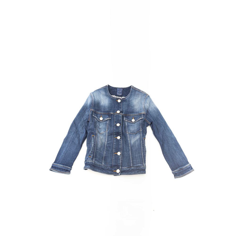 Jacob Cohen Blue Cotton Women Women's Jacket