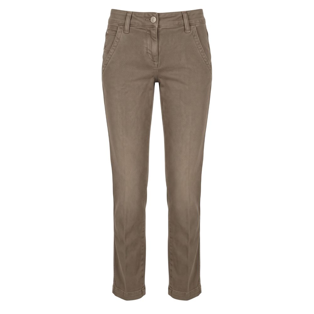 Jacob Cohen Brown Cotton Women Women's Pants