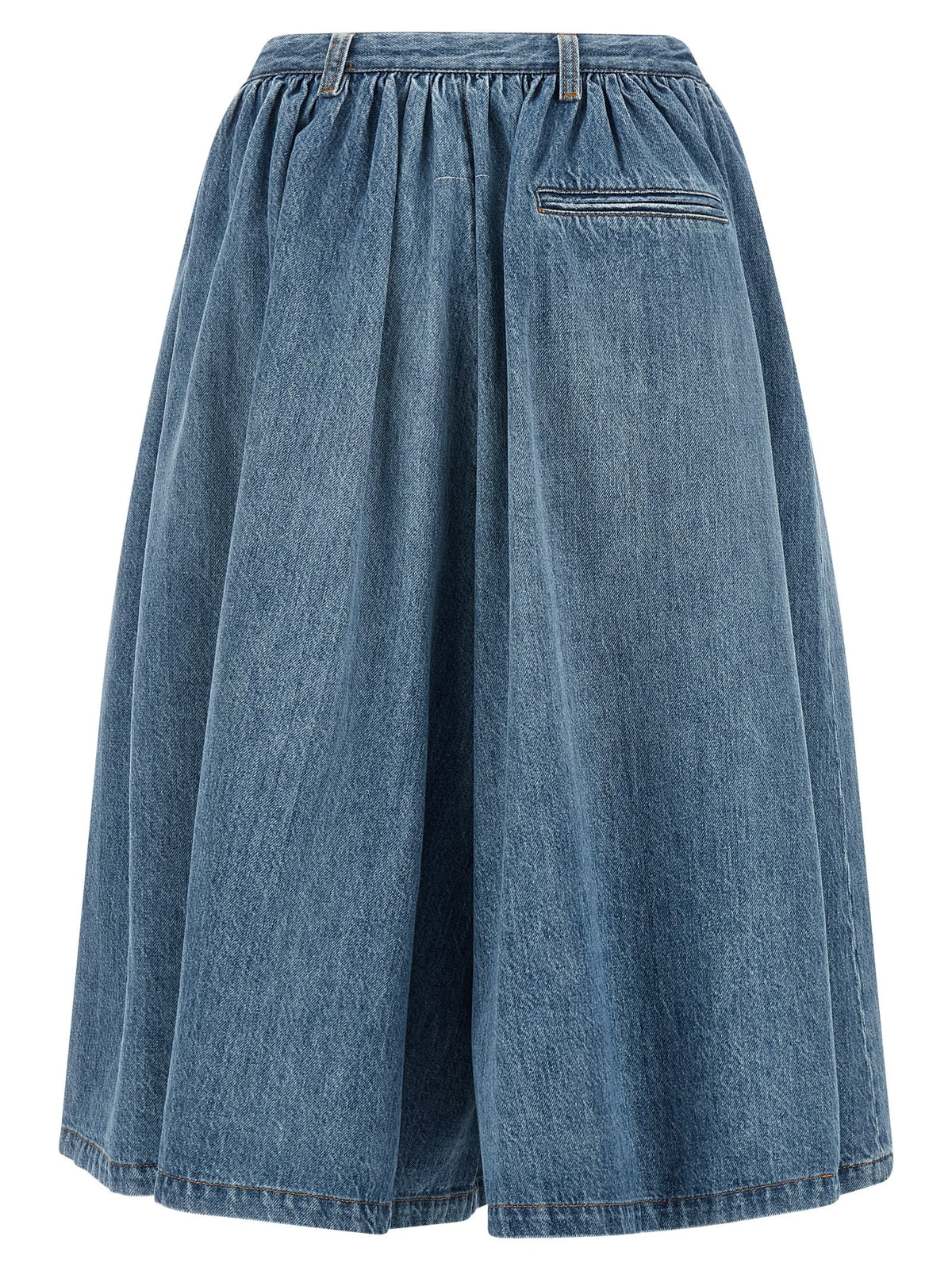 MM6 Maison Margiela Blue Cotton Bermuda Women's Shorts