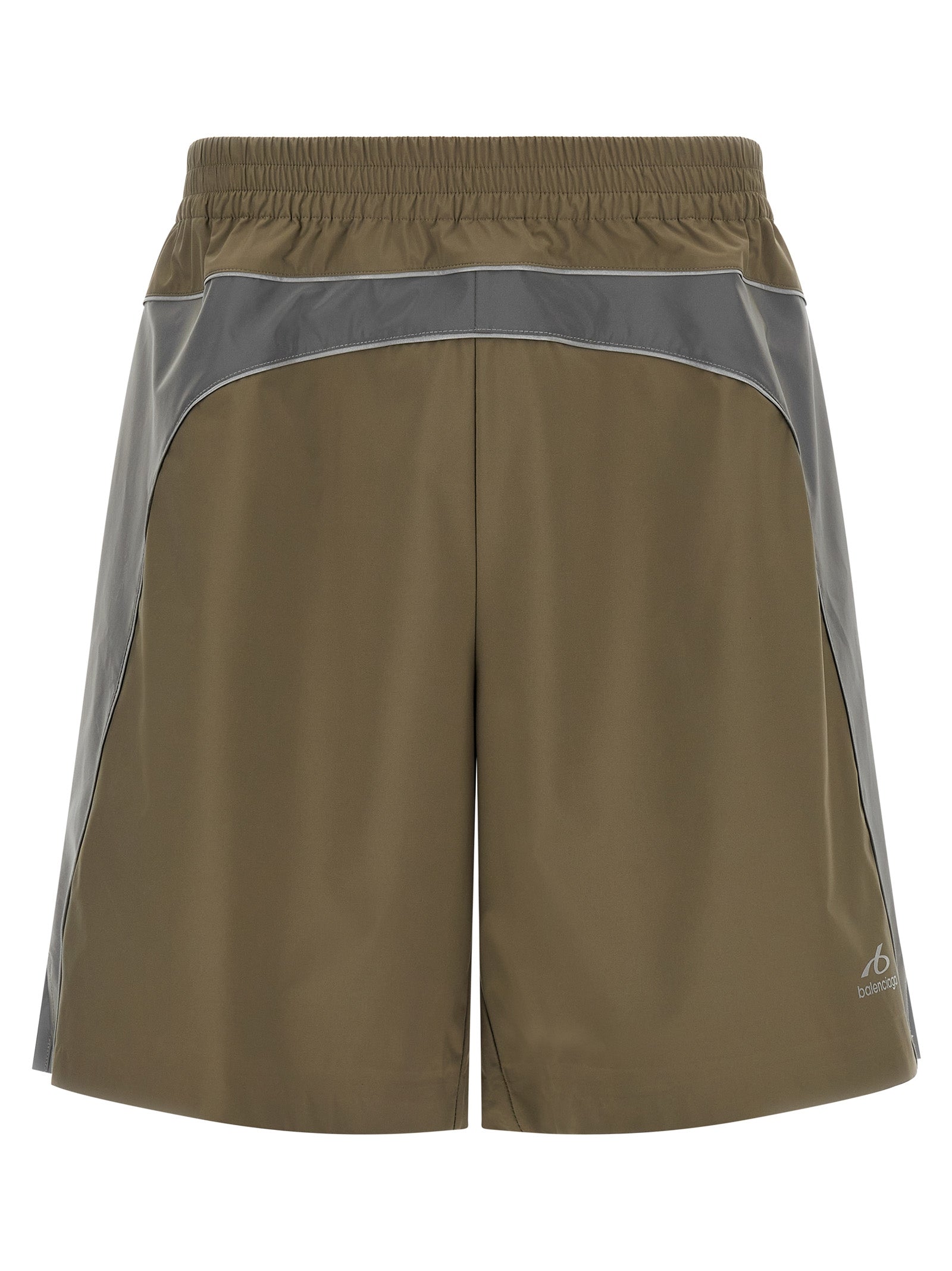 Balenciaga Gray Polyester Bermuda Men's Shorts