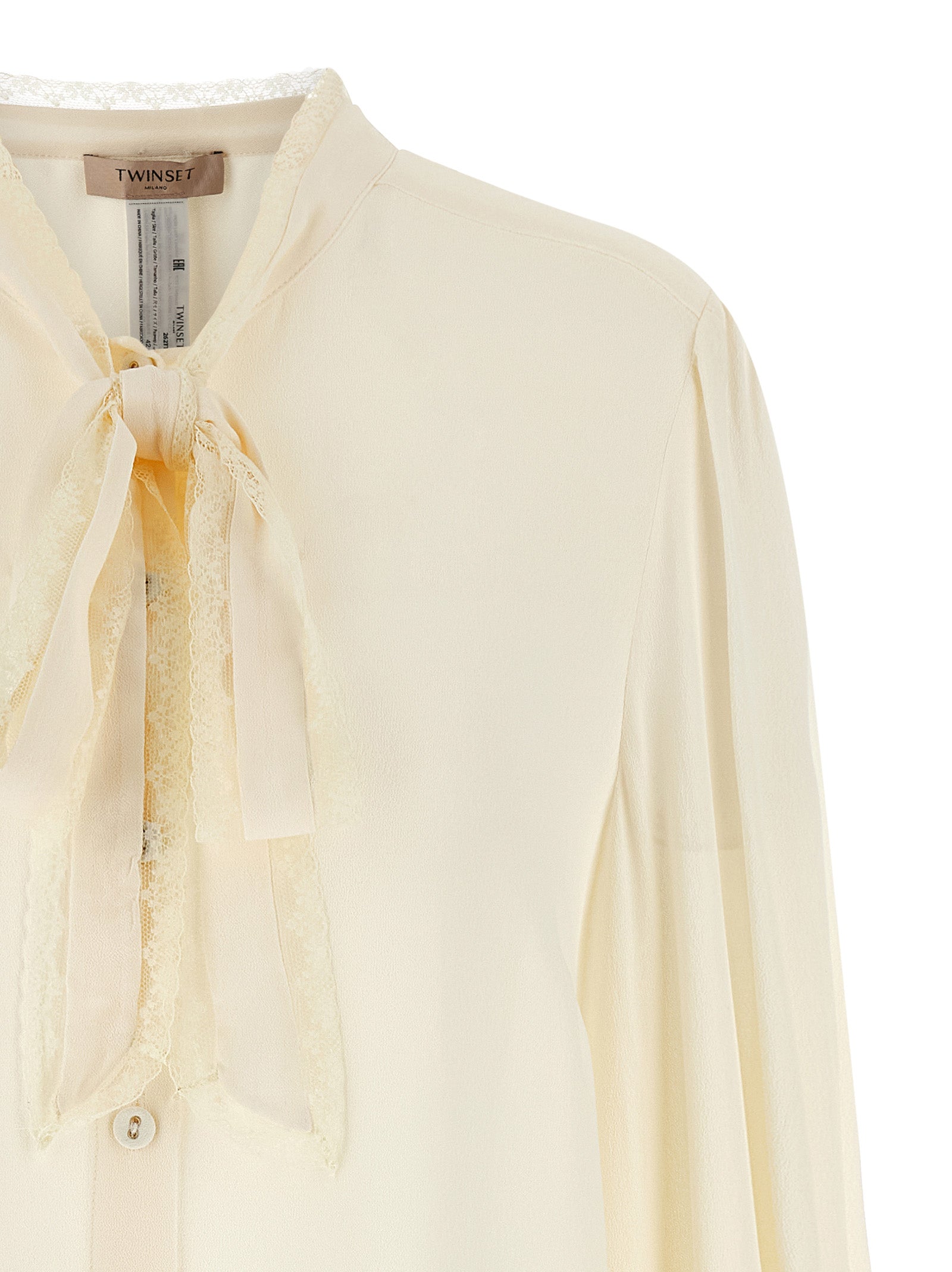 Twinset White Viscose Women's Blouse