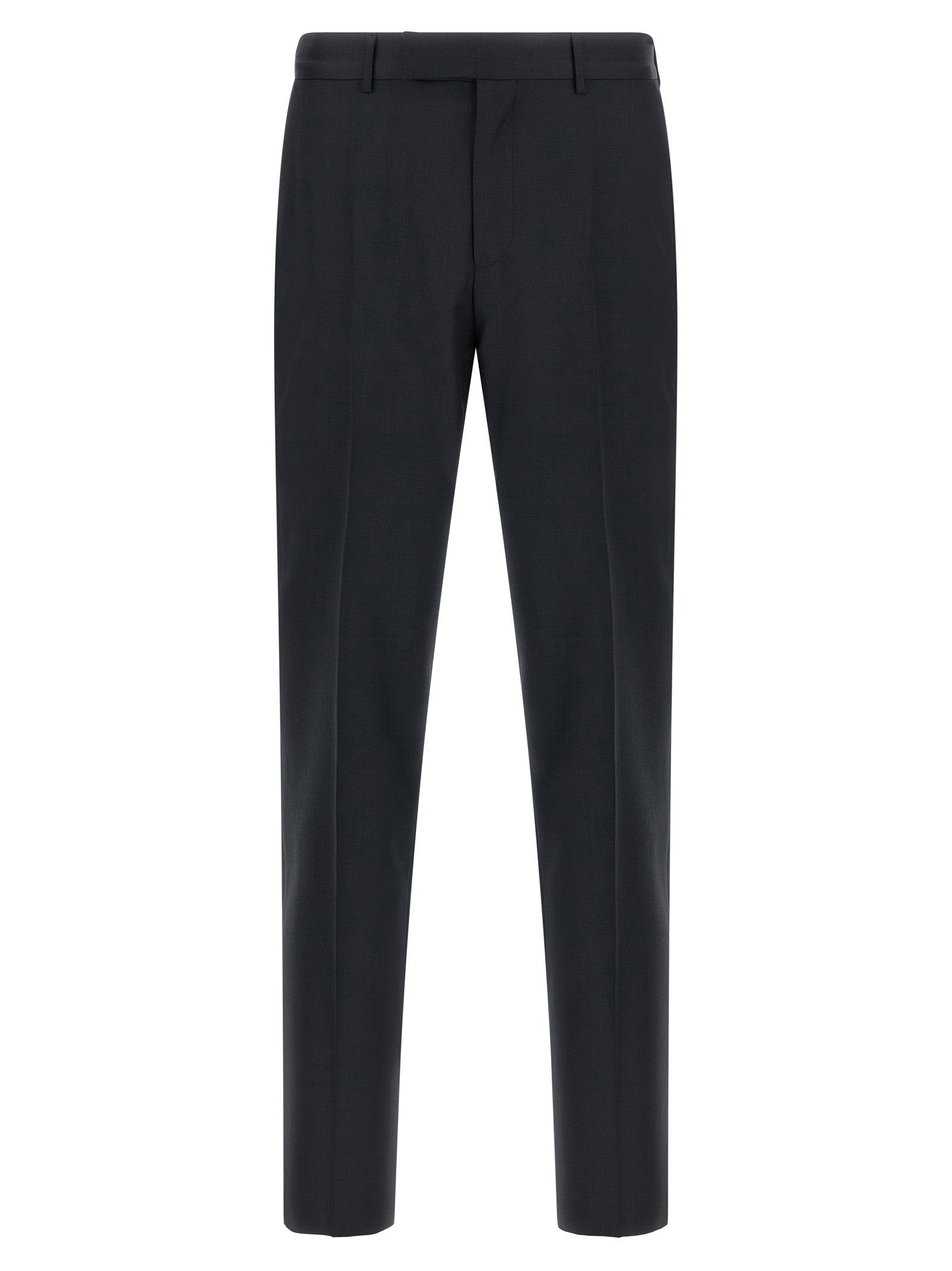 ZEGNA Blue Wool Two-Piece Men's Suit