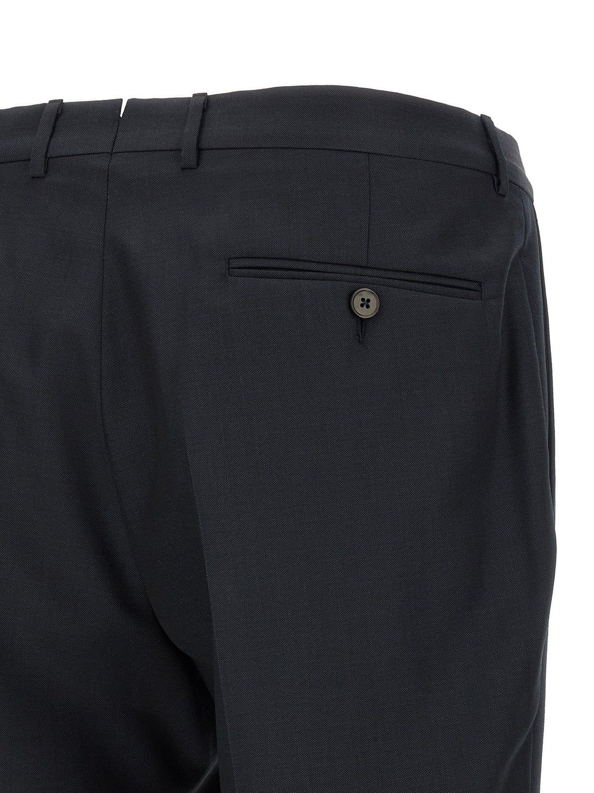 ZEGNA Blue Wool Two-Piece Men's Suit