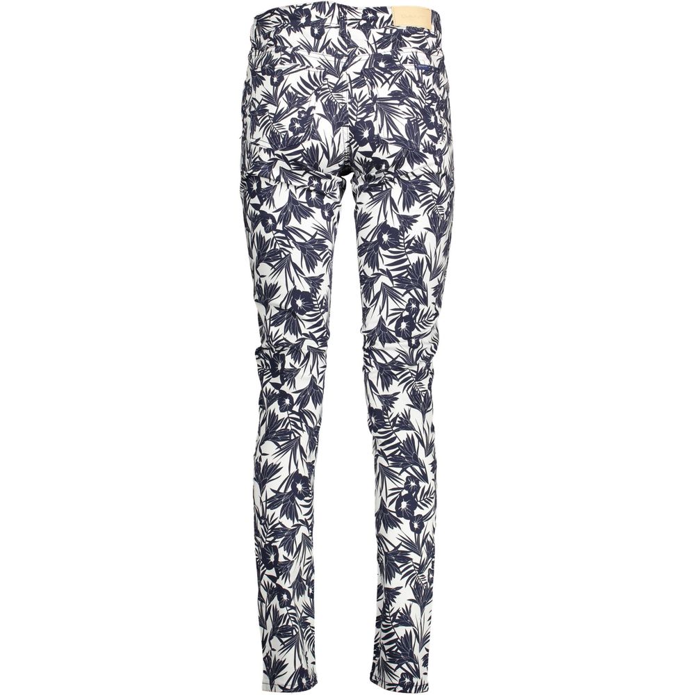 Gant Blue Organic Cotton Women's Women's Trouser