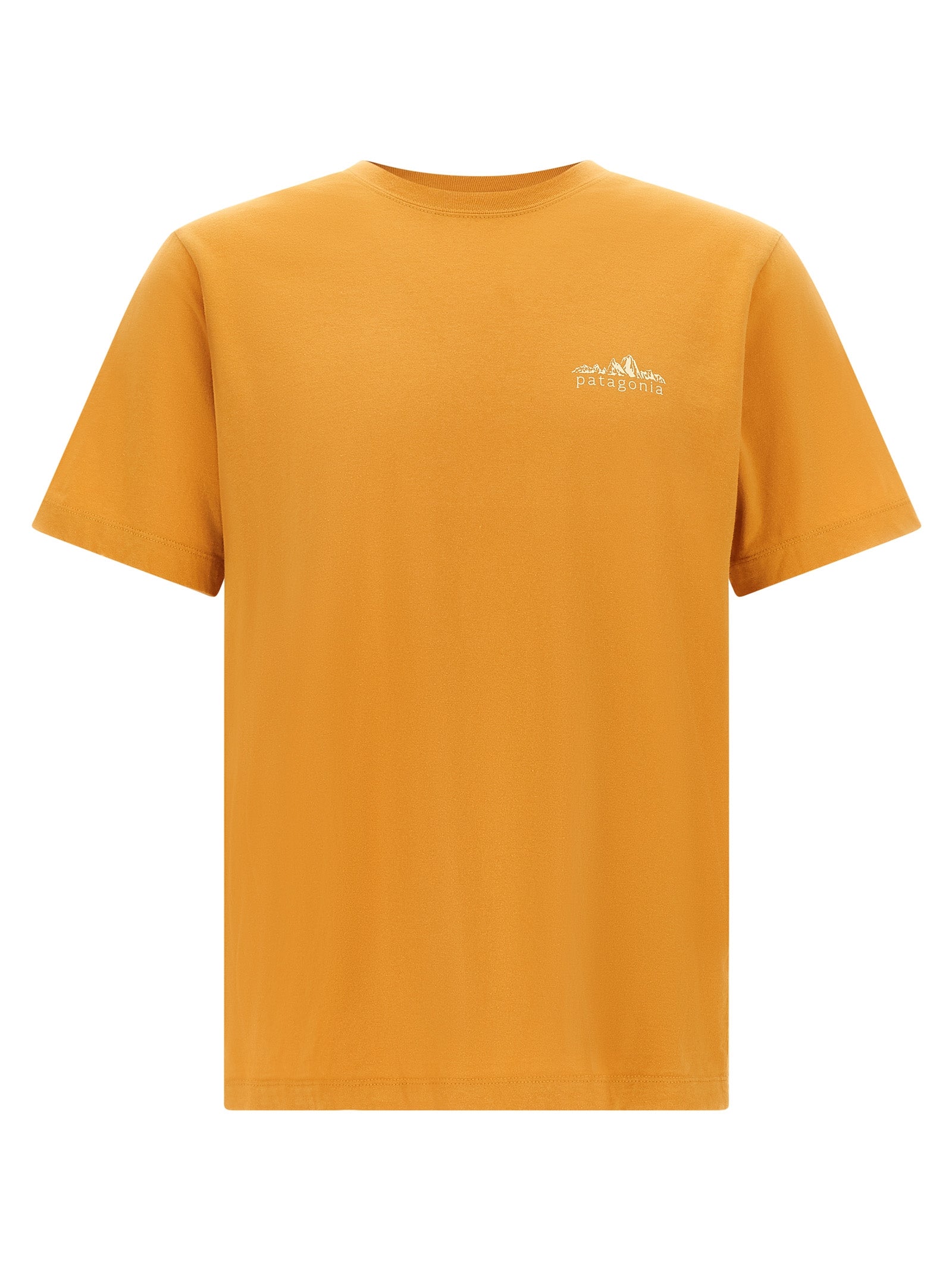 PATAGONIA Orange Cotton Men's T-Shirt