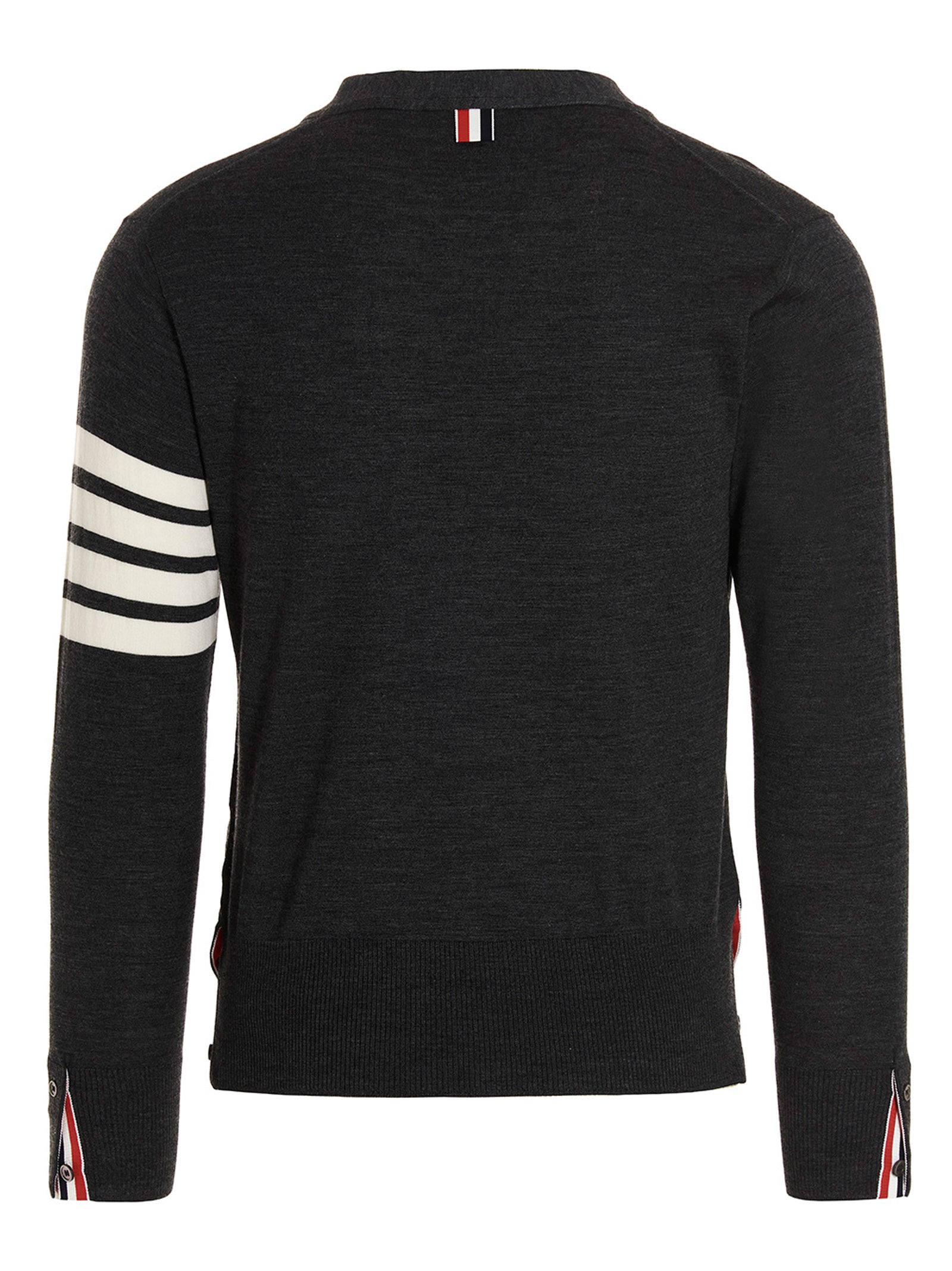 Thom Browne Gray Merino Wool Men's Cardigan