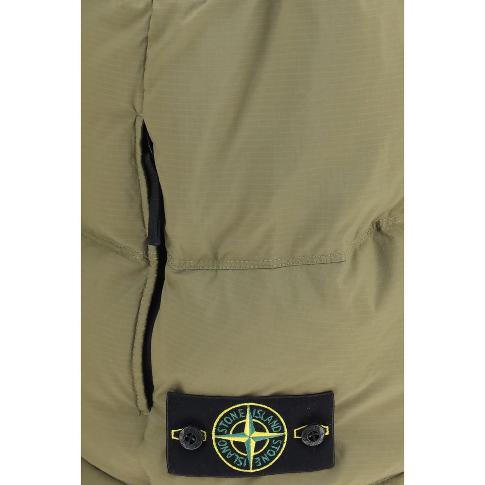 Stone Island Bicolor Polyamide Sleeveless Men's Jacket