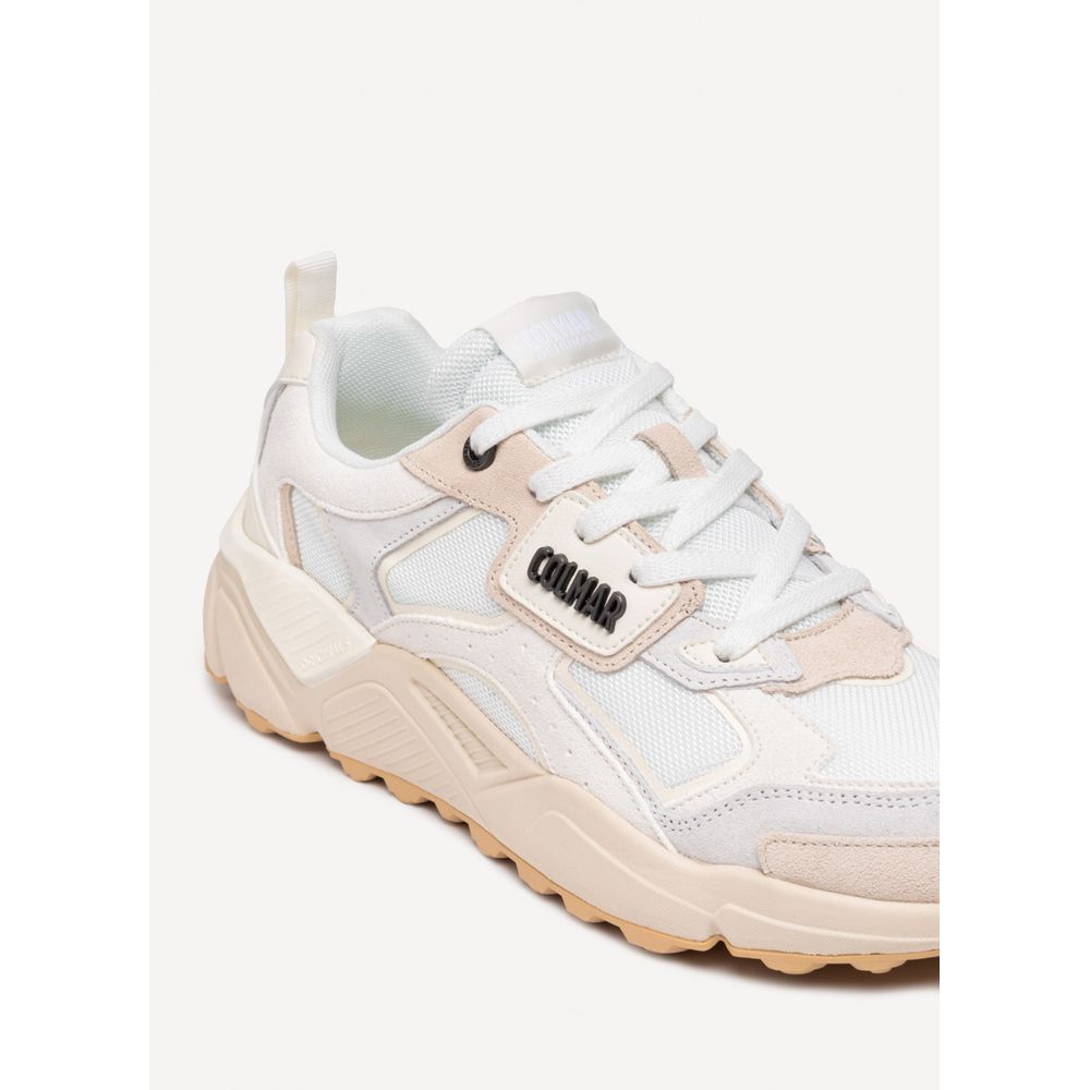 Colmar White Leather Chunky Men's Sneakers